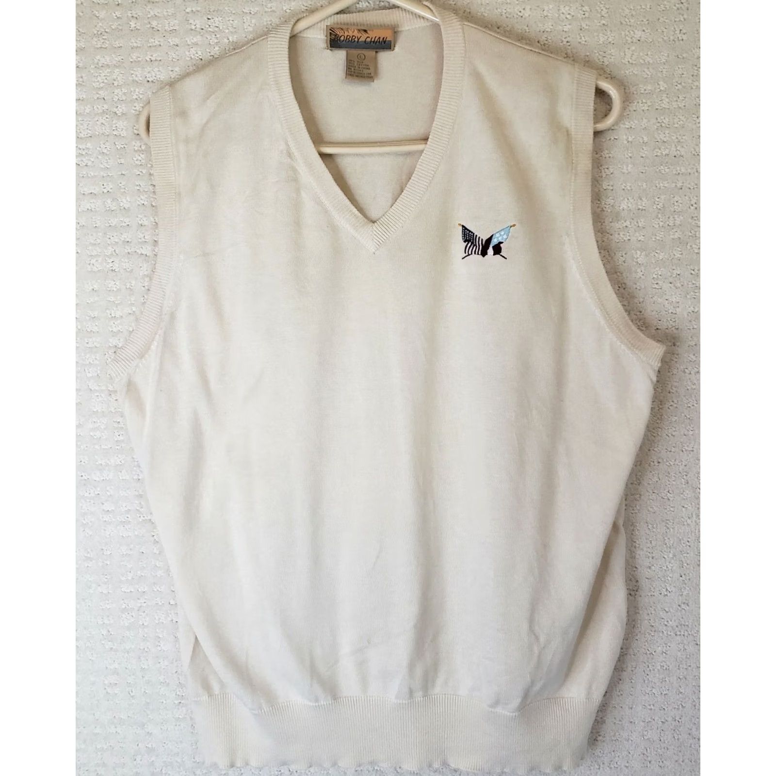 Vintage Bobby Chan V-Neck Pullover Vest Shirt? (No) Size US L / EU 52-54 / 3 - 2 Thumbnail