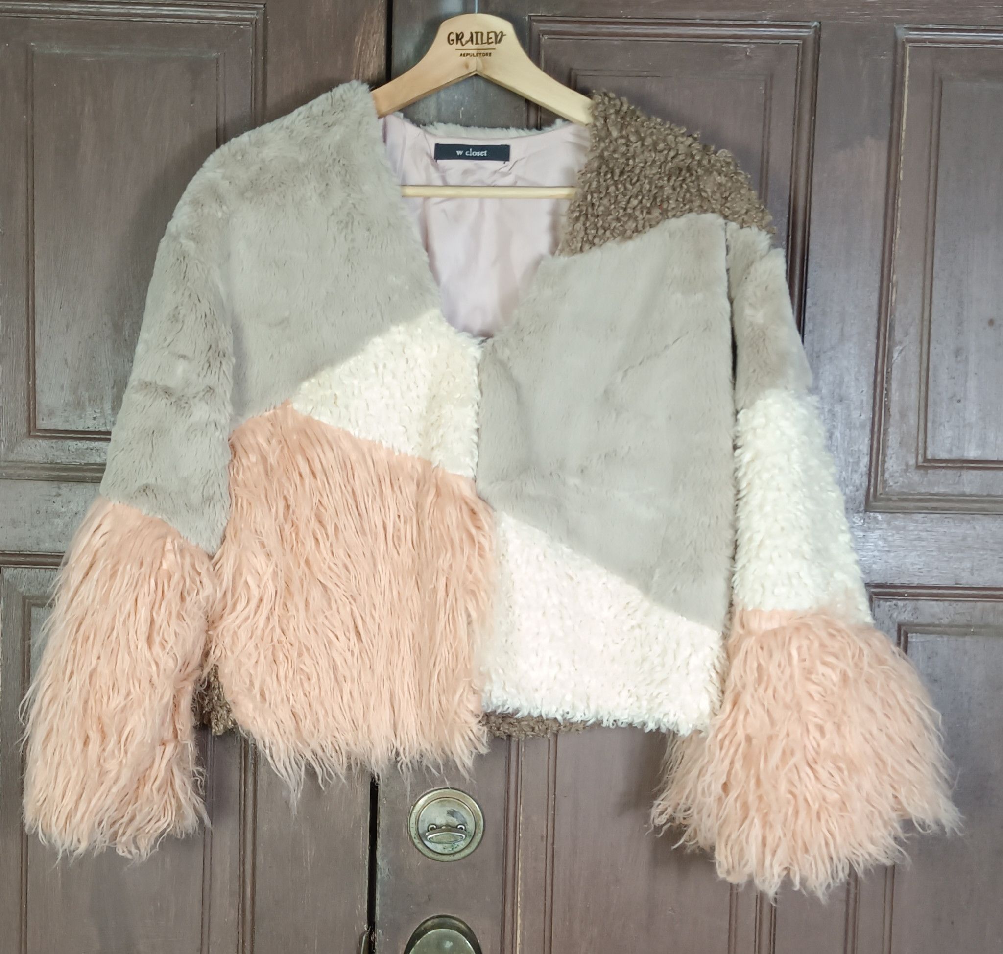 Designer × Japanese Brand W Colset Fur Outwear Size M / US 6-8 / IT 42-44 - 1 Thumbnail