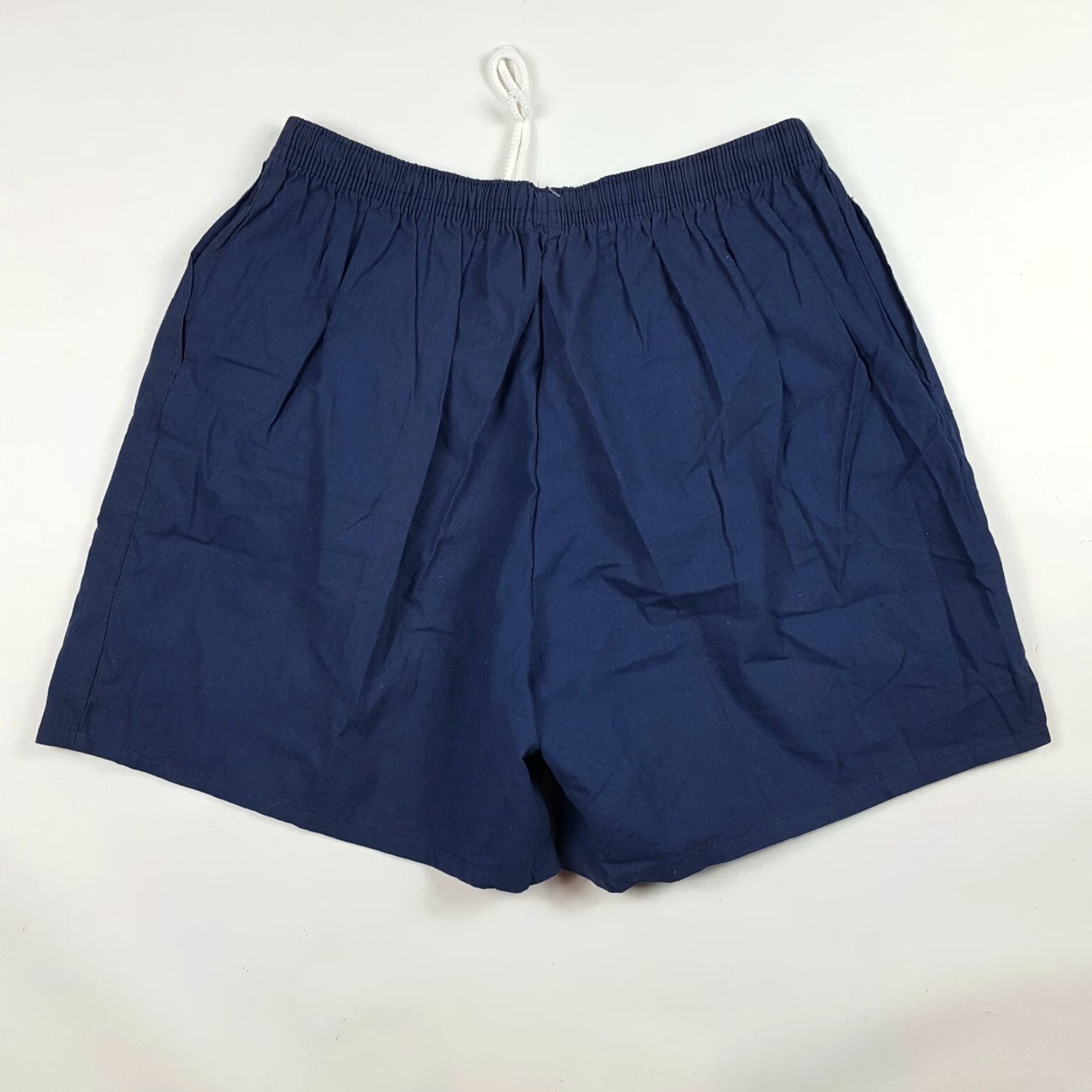 Vintage VINTAGE Blooming & Co Sailor Women's XL Navy Paperbag Sweat Shorts Size 30" / US 8 / IT 44 - 5 Thumbnail