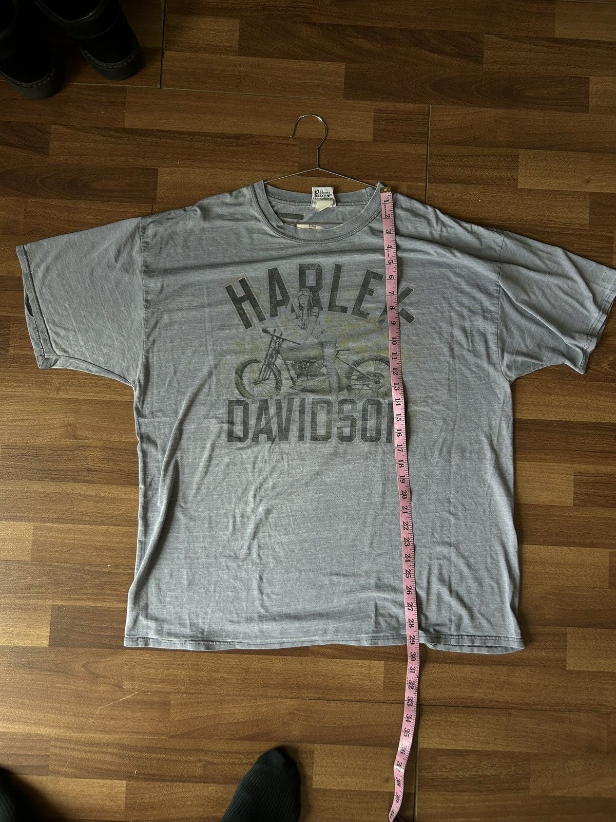 Vintage Vintage Harley Davidson Shirt Thrashed Fader West Coast Size US XL / EU 56 / 4 - 13 Thumbnail
