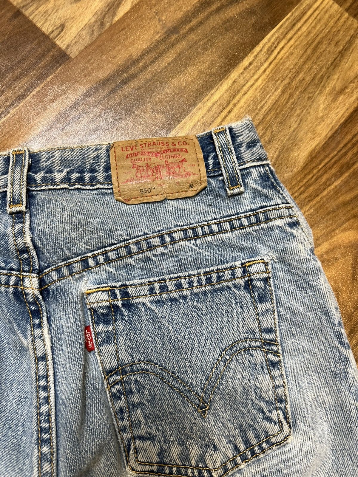 Levi's Crazy vintage levis 550 hand made pain naruto Size US 29 - 9 Thumbnail