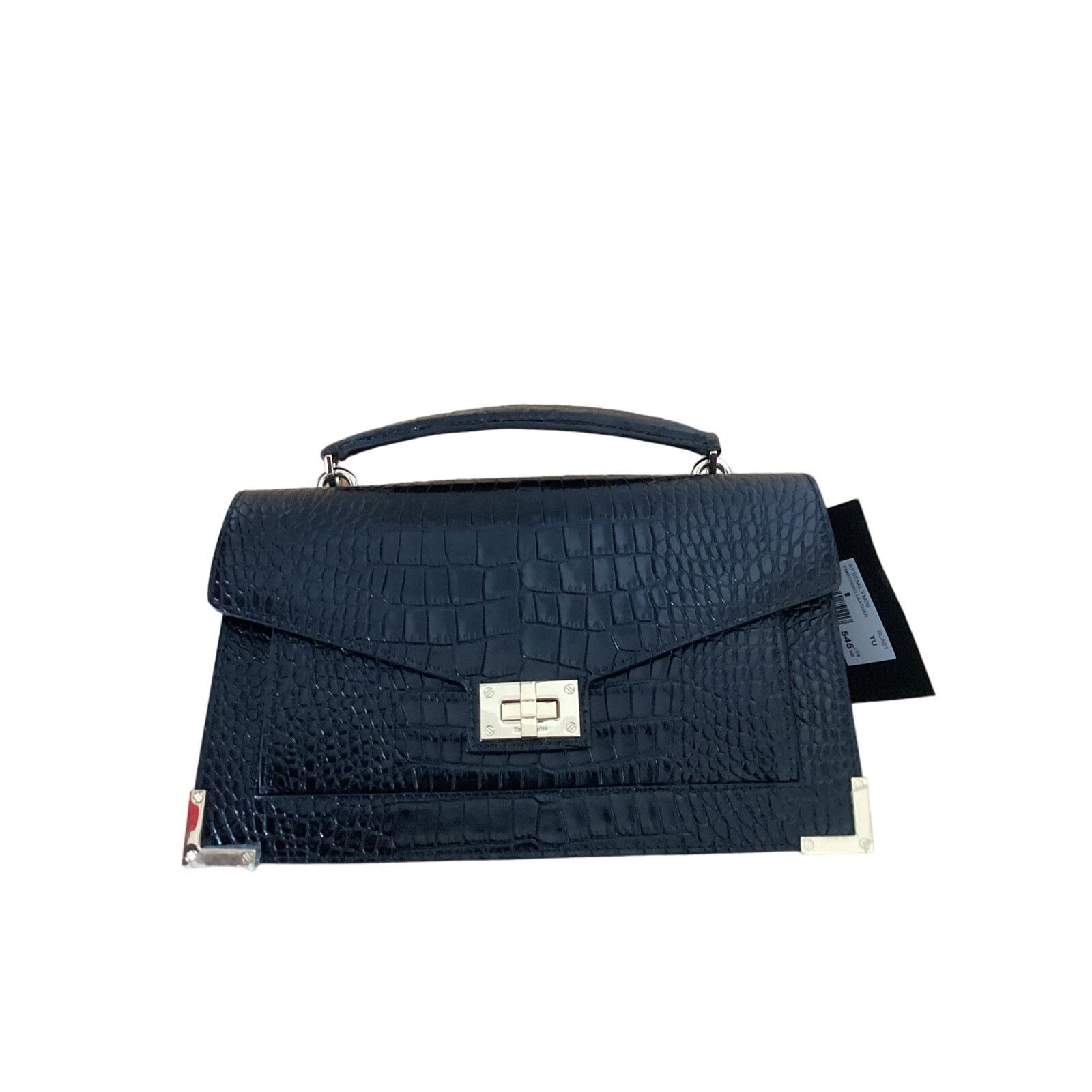 The Kooples NWT The Kooples Emily Embossed Black Med Crossbody Bag $545 Size ONE SIZE - 4 Thumbnail