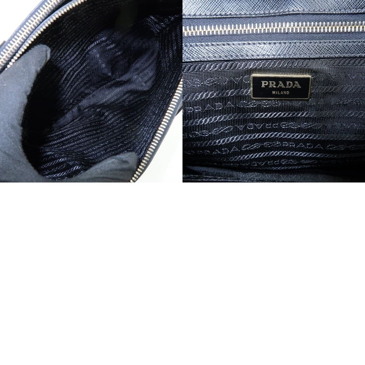 Prada Prada Galleria Saffiano Tote Black Size ONE SIZE - 8 Thumbnail