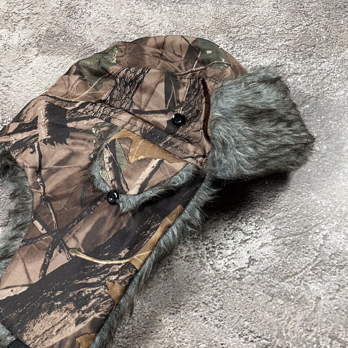 Vintage Vintage Camo Mohair Beanie Fuzzy Alt Grunge Outdoor Logo OS Size ONE SIZE - 4 Thumbnail