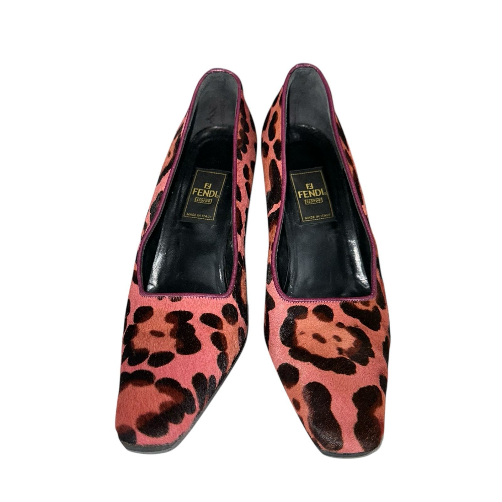 Fendi Fendi Vintage Leopard Print Heels Size US 6 / IT 36 - 3 Thumbnail