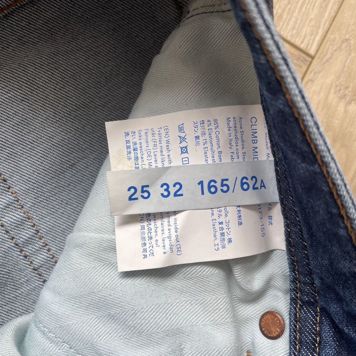 Acne Studios Acne Studios Blå Konst Climb Mid Blue Jeans Size 25" / US 0 / IT 36 - 7 Thumbnail