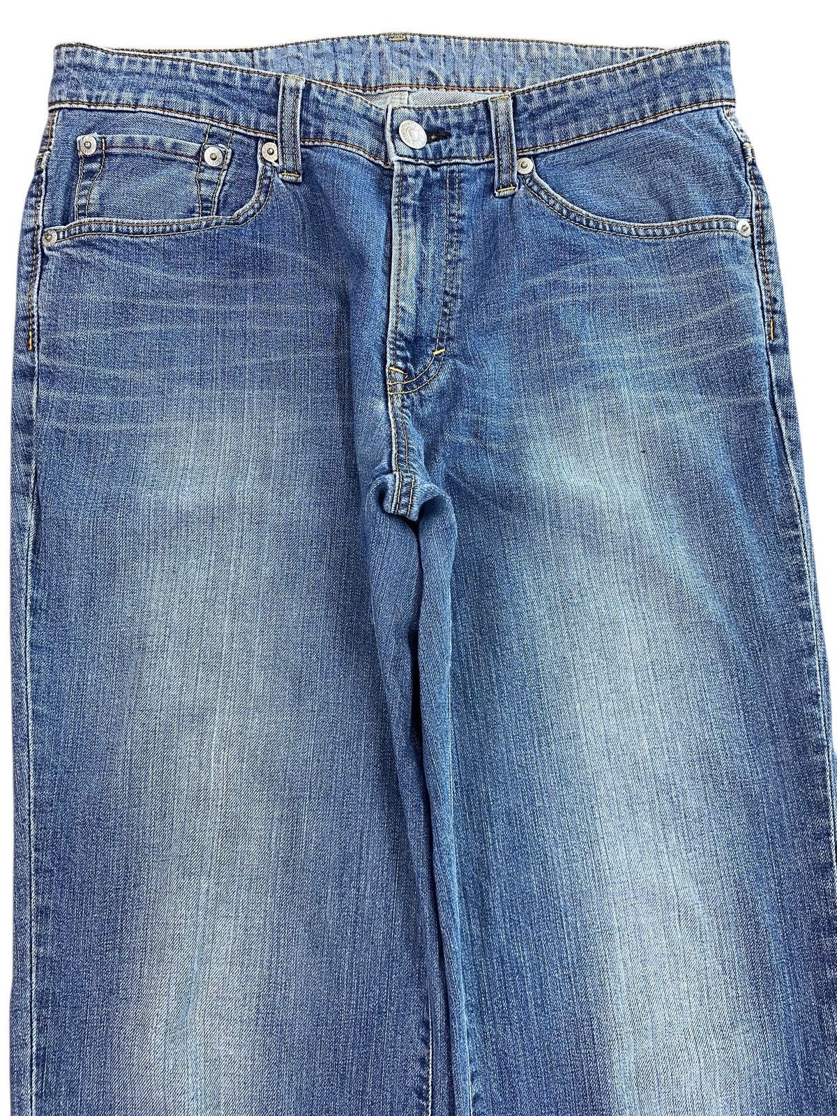 Edwin Edwin Whiskered Light Wash Baggy Jeans Style Size US 35 - 2 Thumbnail