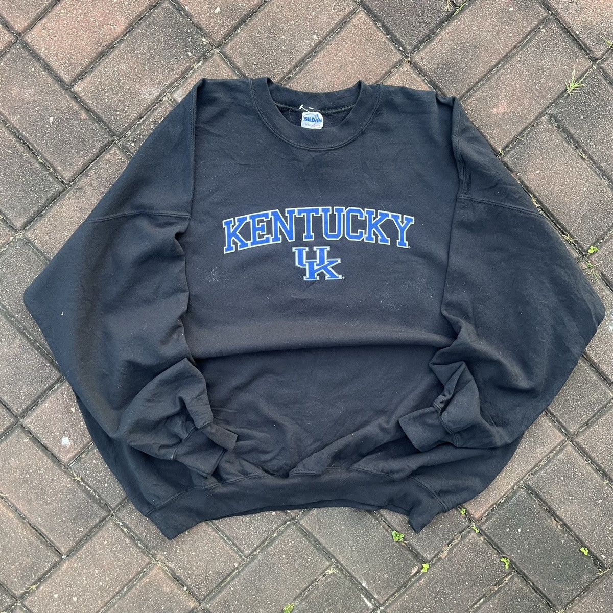 Gildan × Vintage VINTAGE Y2K UNIVERSITY KENTUCKY SPELLOUT SWEATSHIRT Size US XXL / EU 58 / 5 - 1 Thumbnail