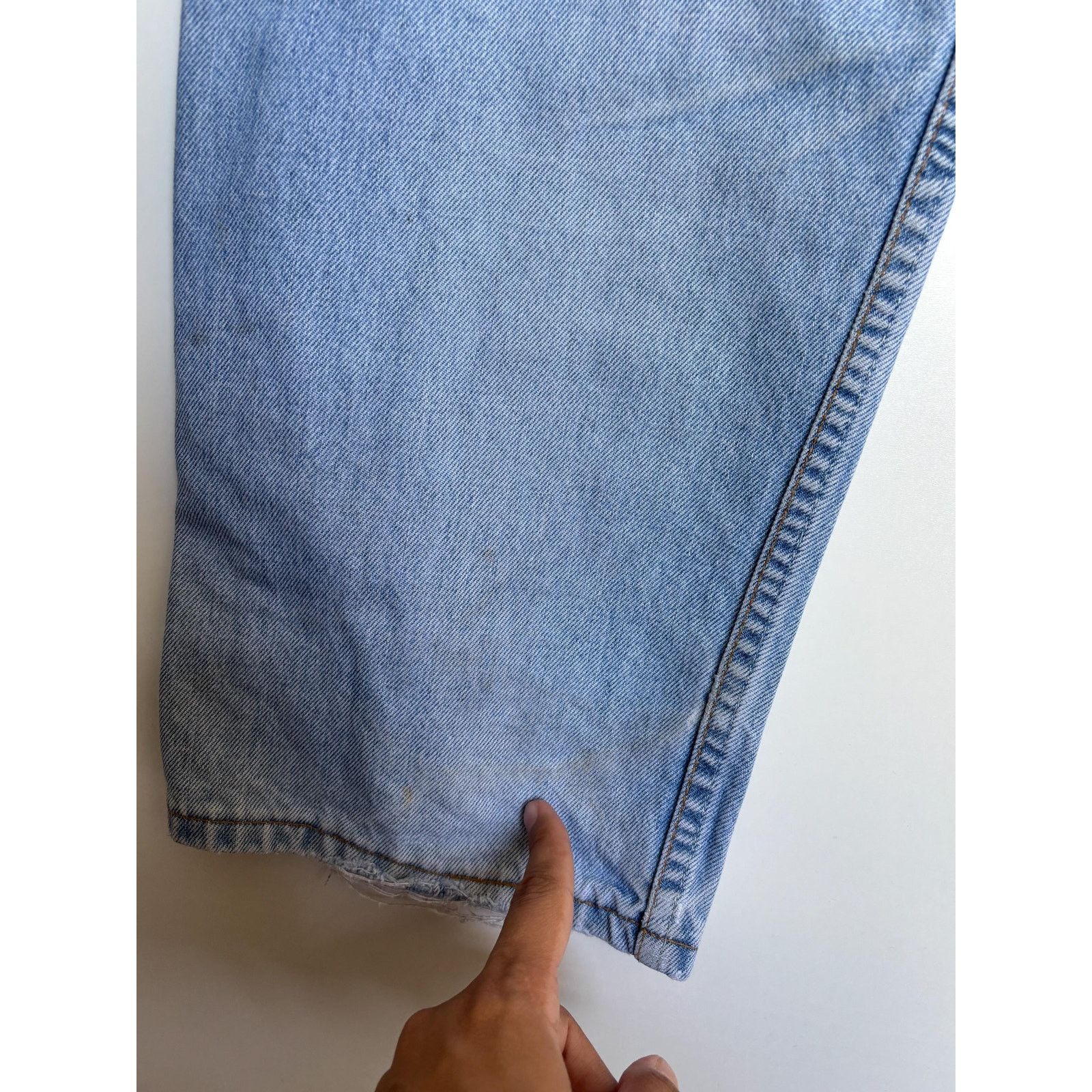 Levi's Levi’s 522 W38 L34 Light Wash Tapered Button Fly Jeans 2009 Size US 38 / EU 54 - 8 Thumbnail