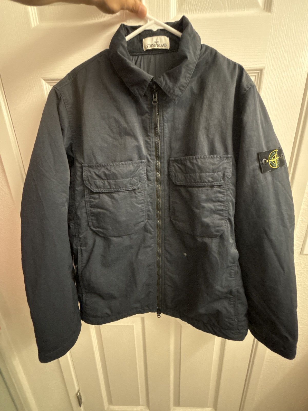 Stone Island Stone island zip up jacket nylon jacket Size US XL / EU 56 / 4 - 2 Thumbnail