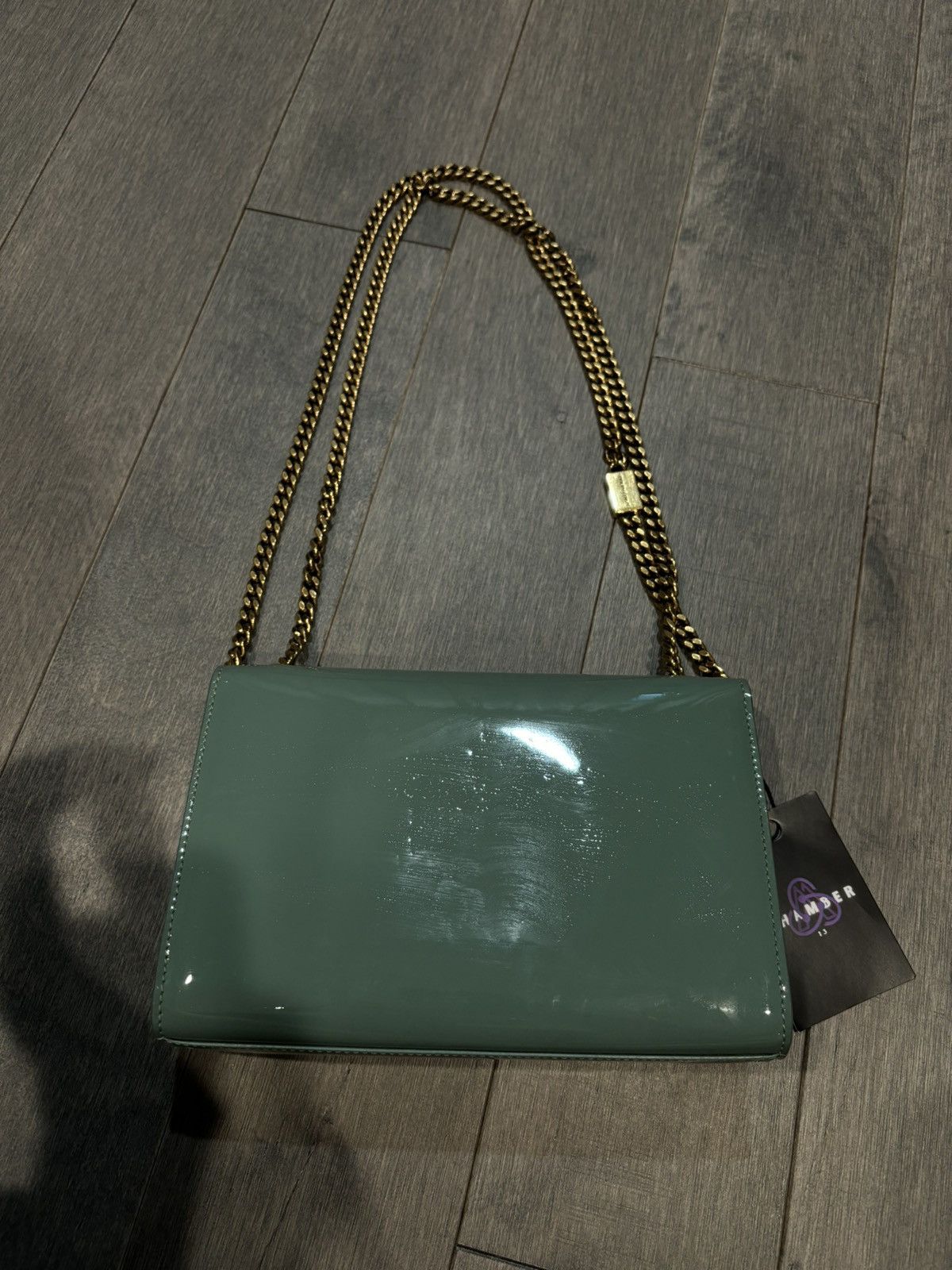 Yves Saint Laurent YSL patent leather clutch bags green Size ONE SIZE - 2 Thumbnail