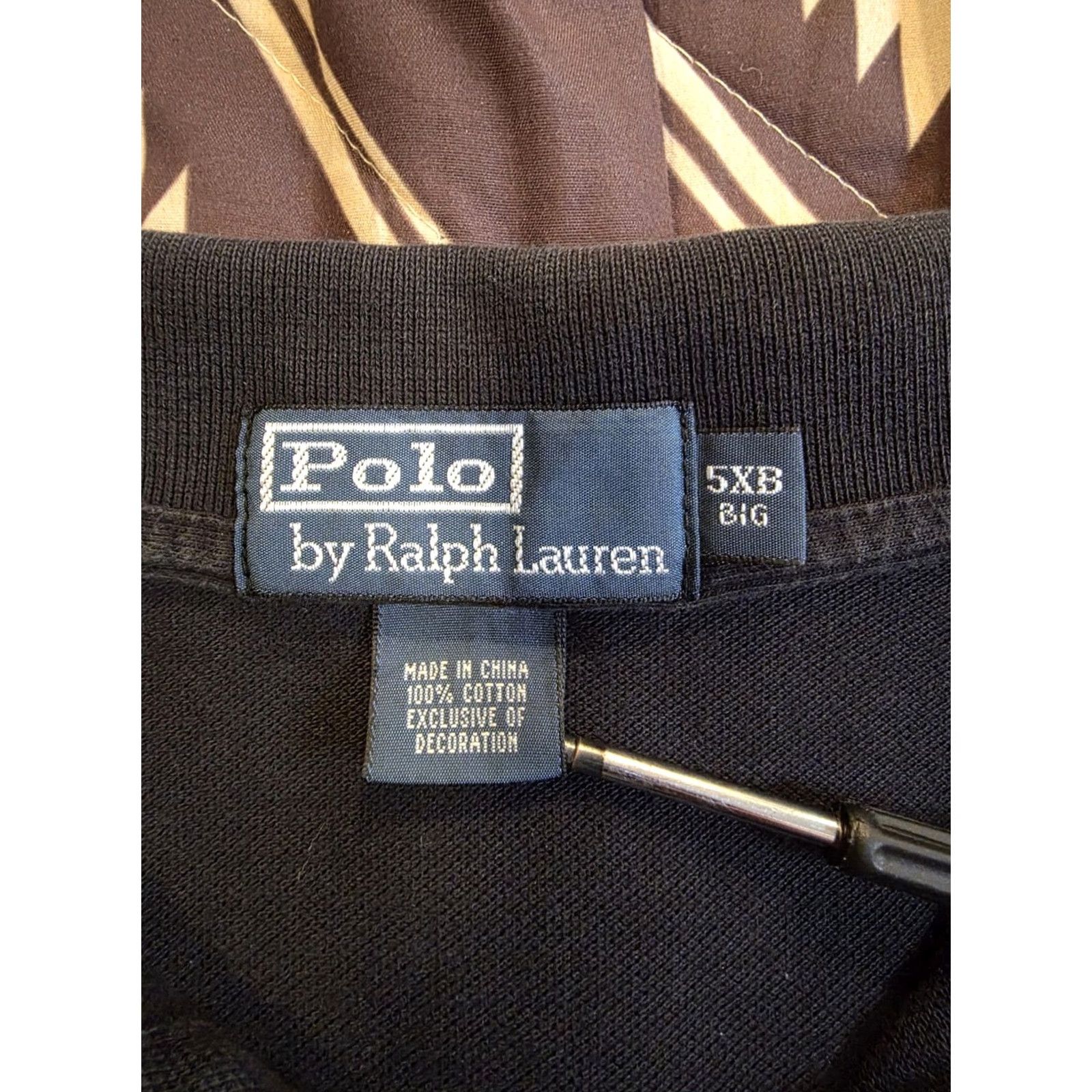 Polo Ralph Lauren VINTAGE Polo Ralph Lauren Black Polo Long Sleeve Size 5XB Big & Tall Mens Polo Shirt Black 5XB Polo Ralph Lauren Logo Pony Classic Preppy Vintage Men Size US XXL / EU 58 / 5 - 6 Thumbnail