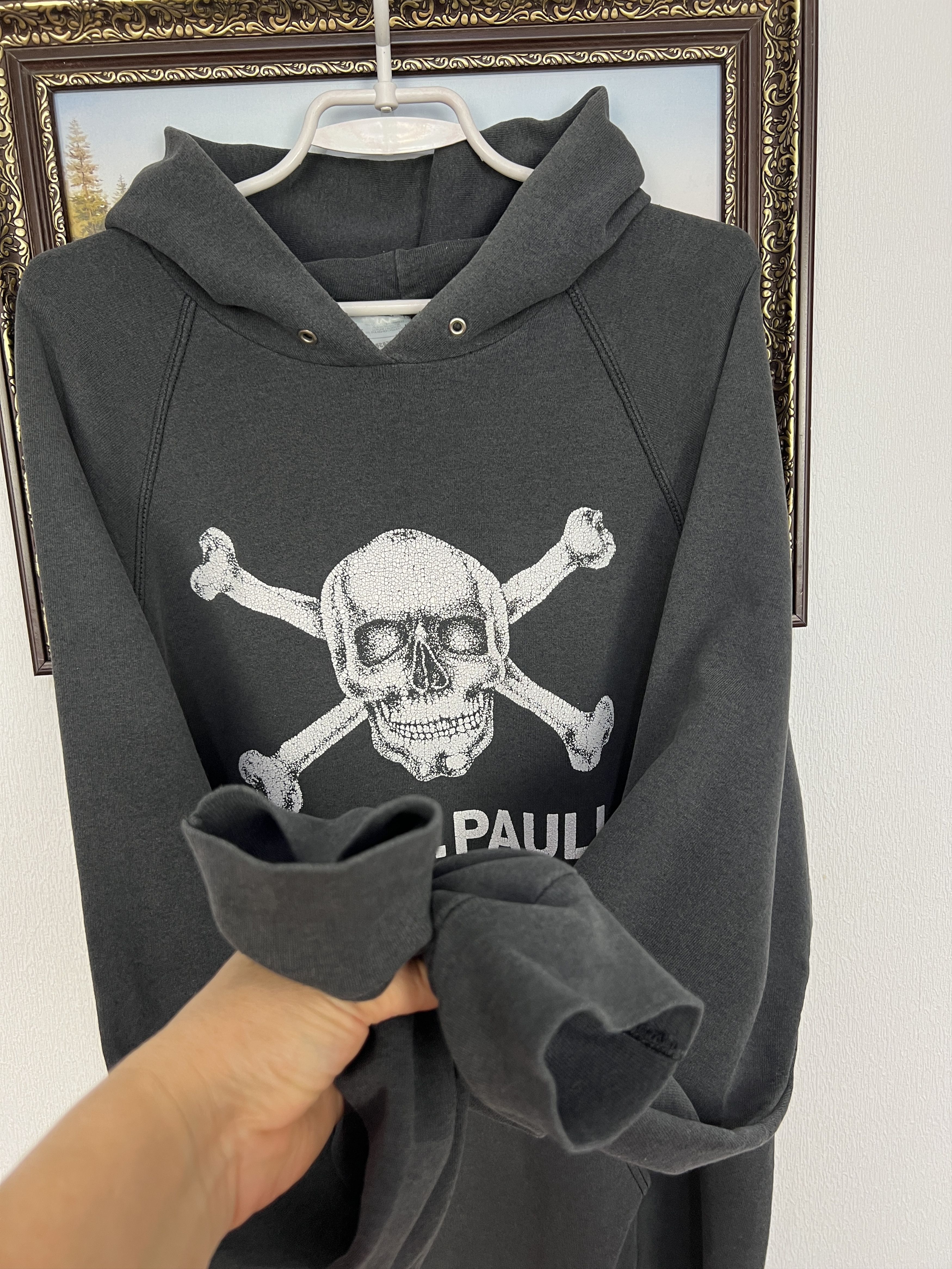 Vintage St Pauli Skull Jacket Football Hooded Track Top Soccer Size US XXL / EU 58 / 5 - 6 Thumbnail