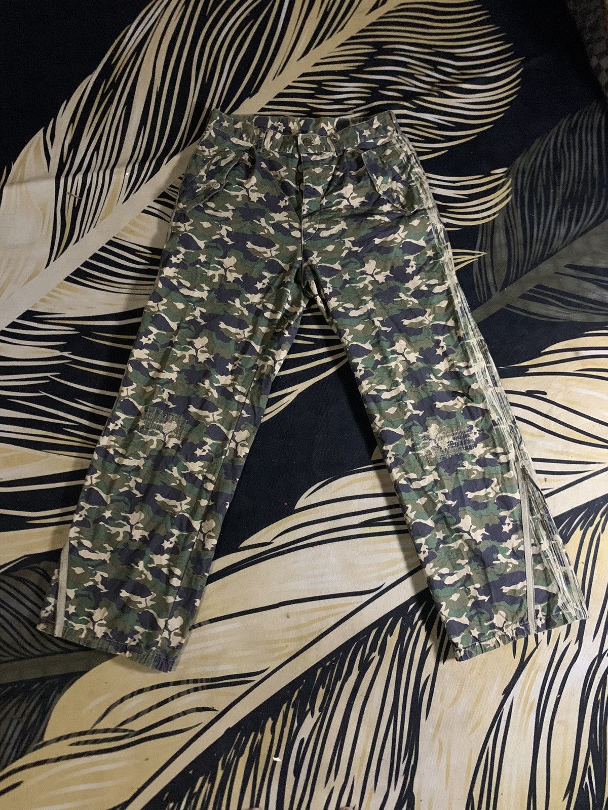 Puma x camouflage with side Zipper