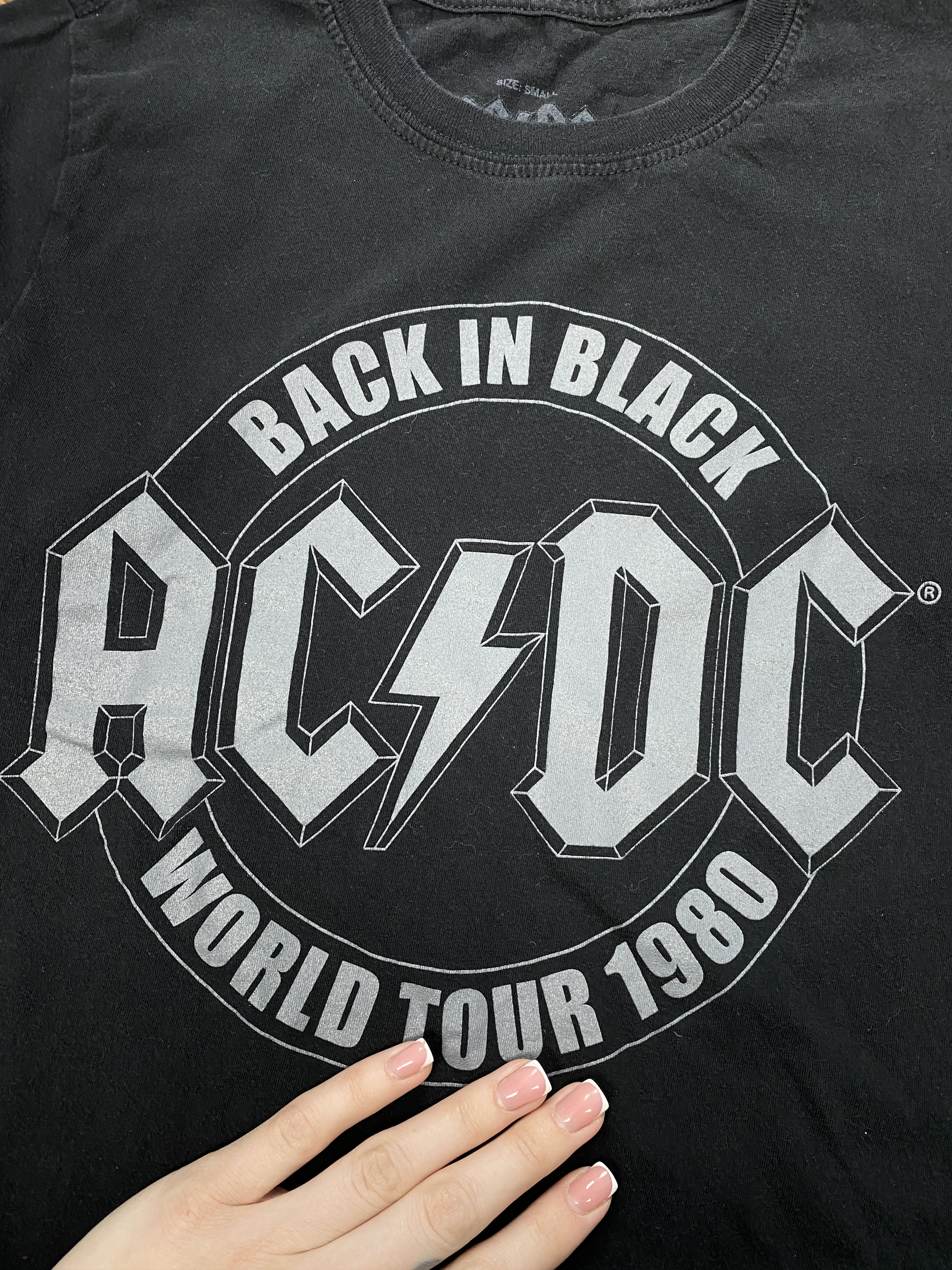 AC/DC Ac/Dc Back in Black Mens Rock Band T-Shirt Size US S / EU 44-46 / 1 - 3 Thumbnail