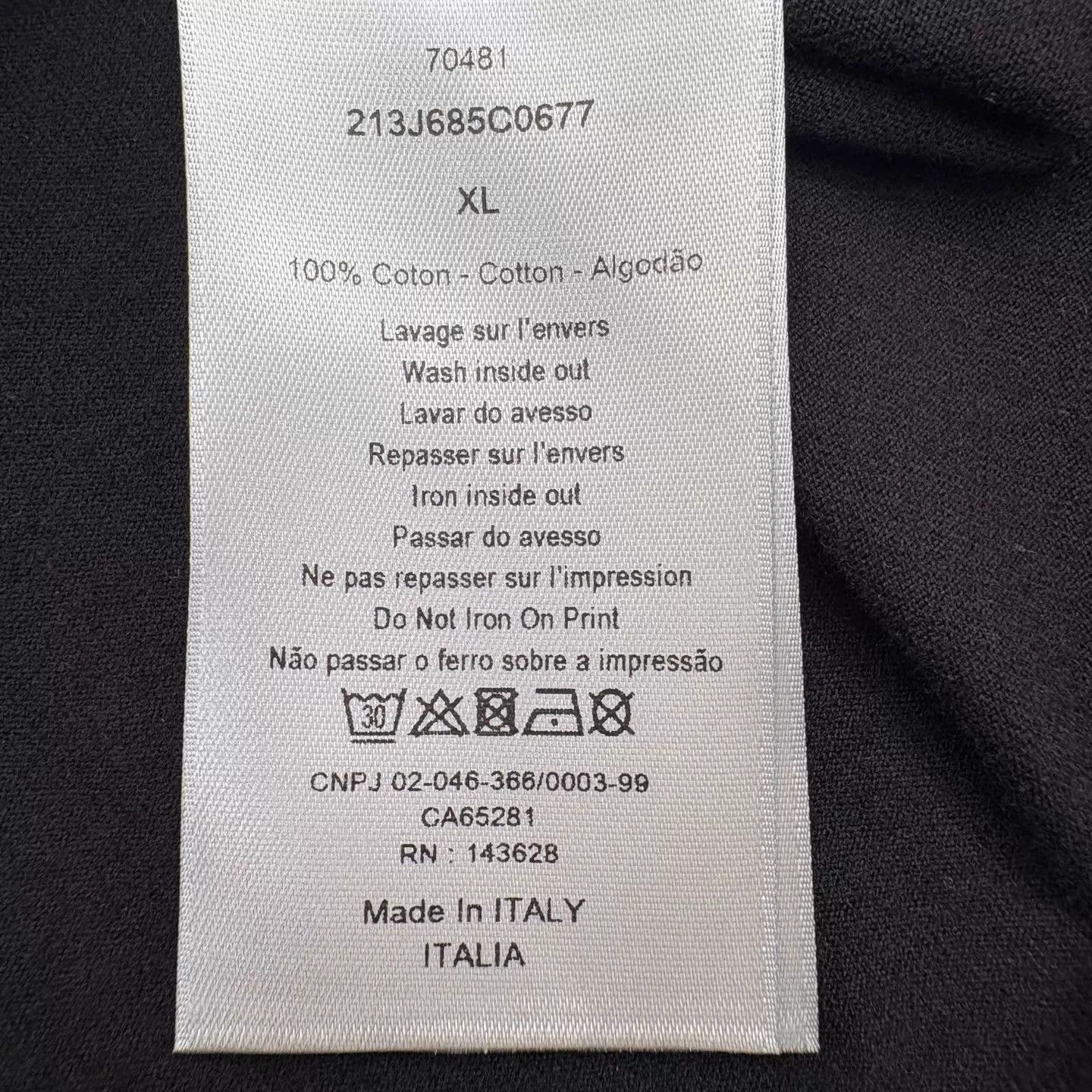 Dior Dior x Travis Scott SS T-Shirt XL New 100% Cotton Size US XL / EU 56 / 4 - 6 Thumbnail