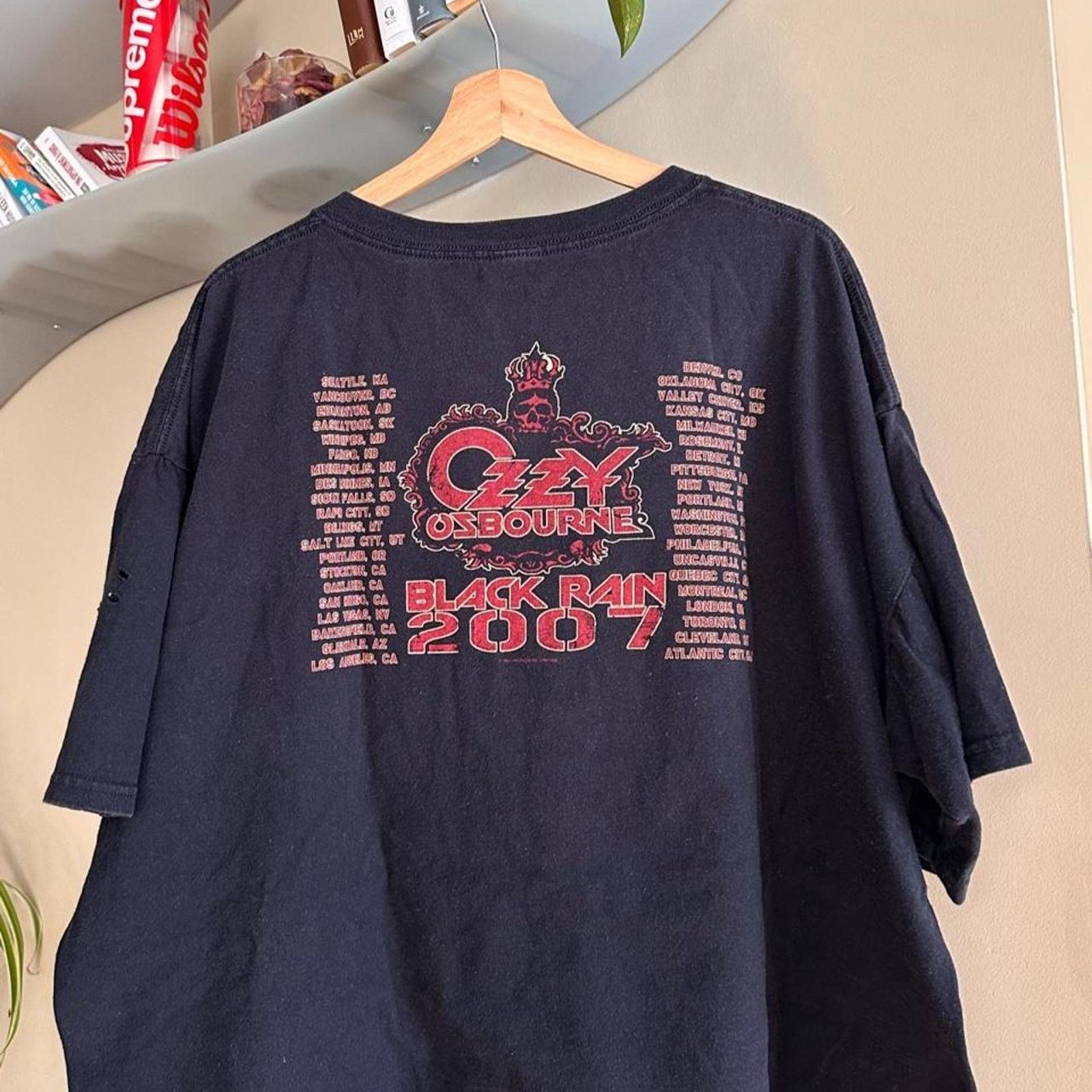 Band Tees × Vintage Vintage 2007 Ozzy Osbourne Band Shirt Size US XXL / EU 58 / 5 - 6 Thumbnail