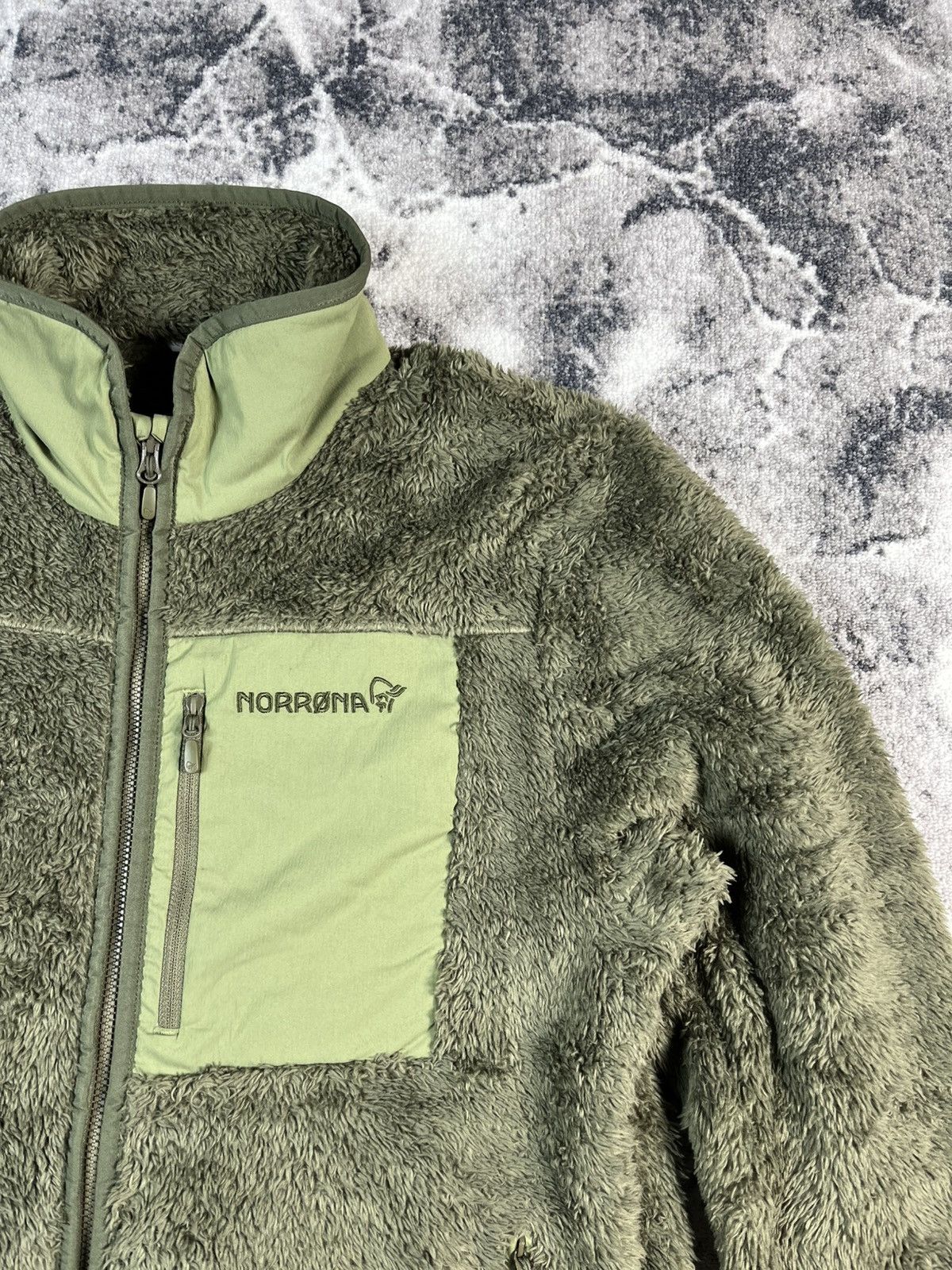 Norrona Norrona Fleece Jacket Sherpa Zip Gorpcore S Fits M Size US M / EU 48-50 / 2 - 4 Thumbnail