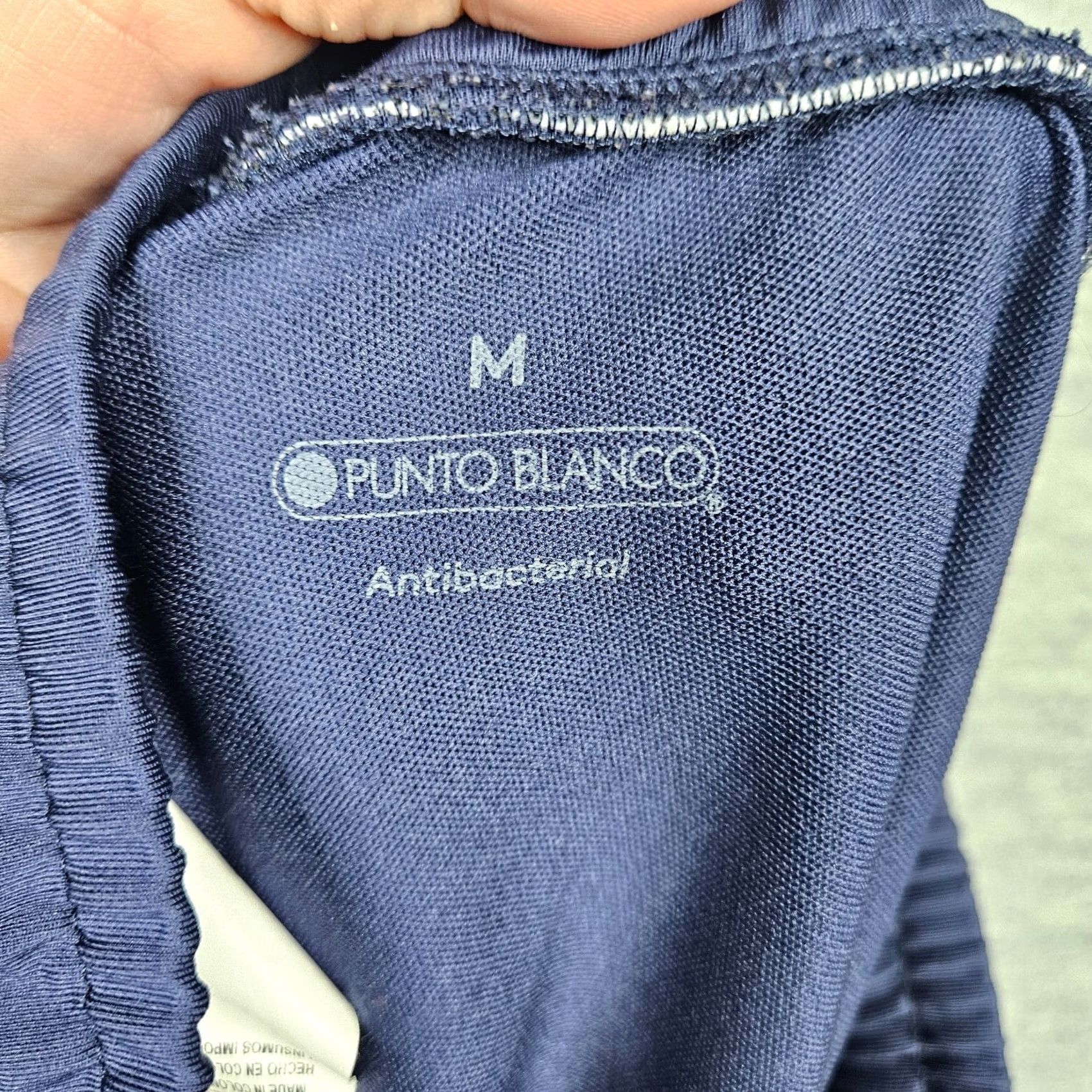 Vintage Punto Blanco Navy Blue Pull on Workout Shorts Size M Men Regular Inseam 6 Pockets Logo Size US 31 - 5 Thumbnail