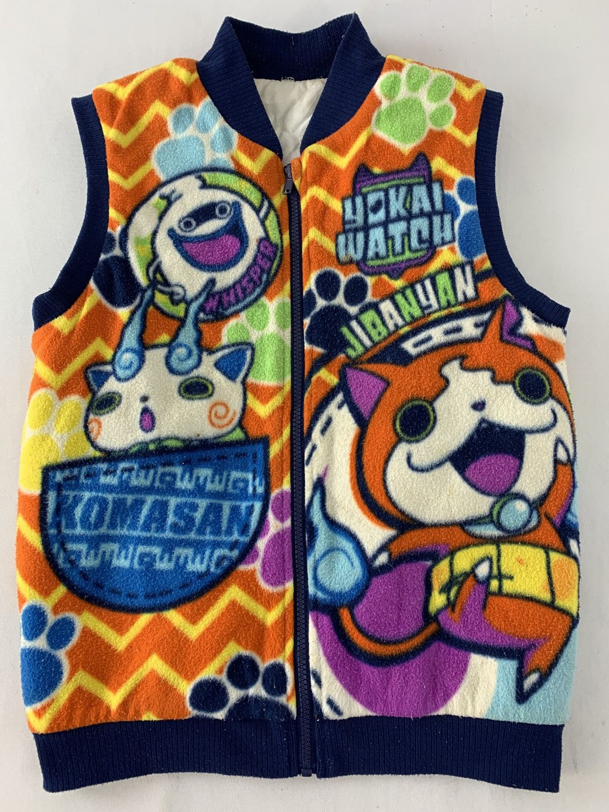 Other 90s Japanese Anime Yokai Watch Fleece Vest Padded Jacket Size US S / EU 44-46 / 1 - 3 Thumbnail