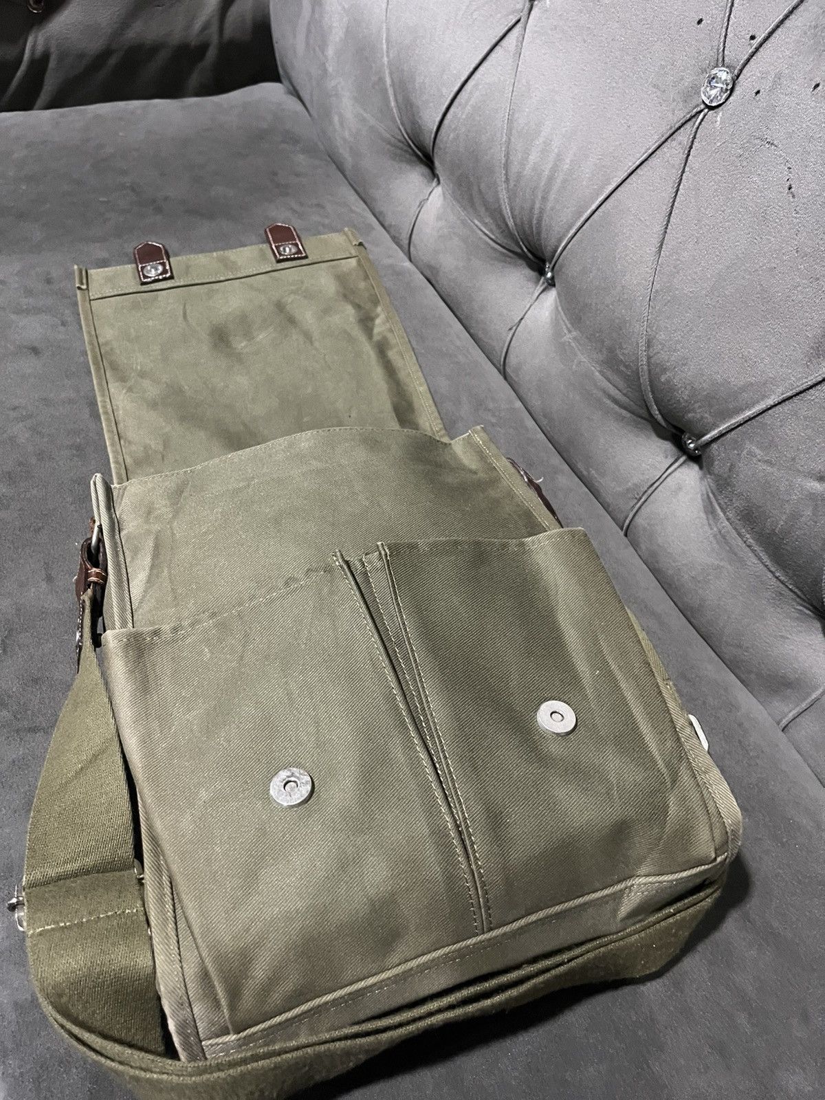 Yohji Yamamoto Authentic INED HOMME By Yohji Yamamoto Militry Bag Size ONE SIZE - 10 Thumbnail