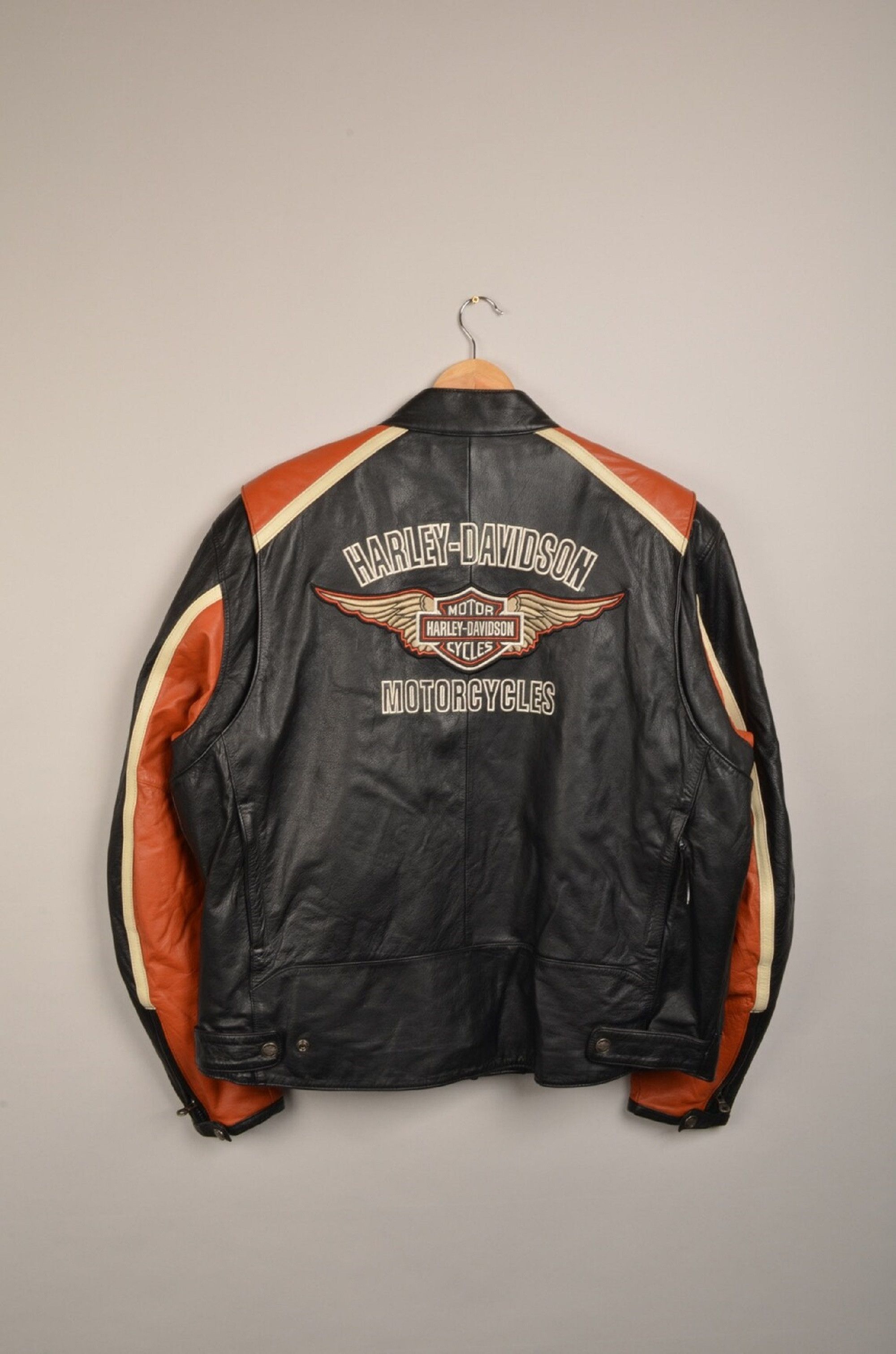 Harley Davidson 🔥 🔥 HARLEY DAVIDSON LEATHER JACKET STREETWEAR Size US XXL / EU 58 / 5 - 6 Thumbnail