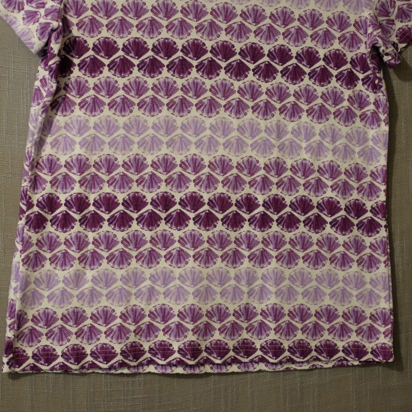 Barrow Nwot! Croft & Barrow The Classic Tee White/Purple Short Sleeve Women's M #H78-27 Size 32" / US 10 / IT 46 - 4 Thumbnail