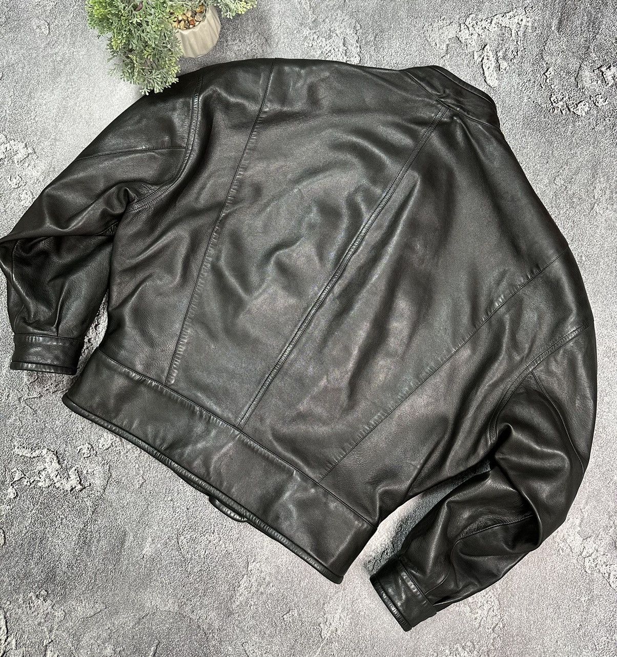 Vintage × Zilli Super RARE Zilli for Stephan Kelian leather oversized jacket Size US M / EU 48-50 / 2 - 17 Thumbnail