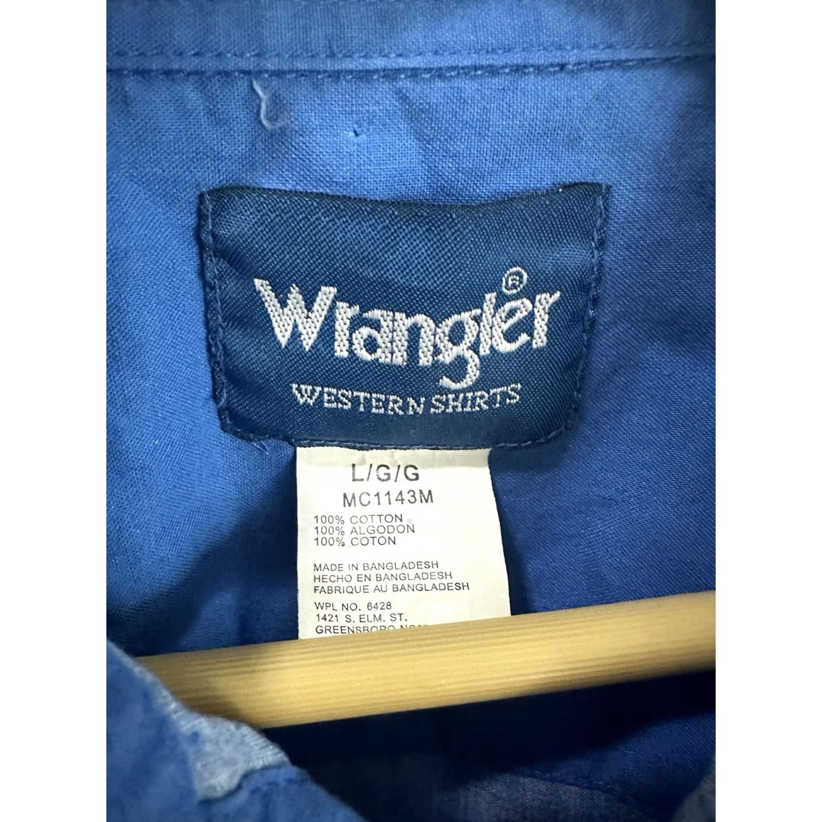 Wrangler VTG Wrangler Rodeo Cowboy Graphic Two Tone Western Pearl Snap Shirt Size L Mens Size US L / EU 52-54 / 3 - 3 Thumbnail