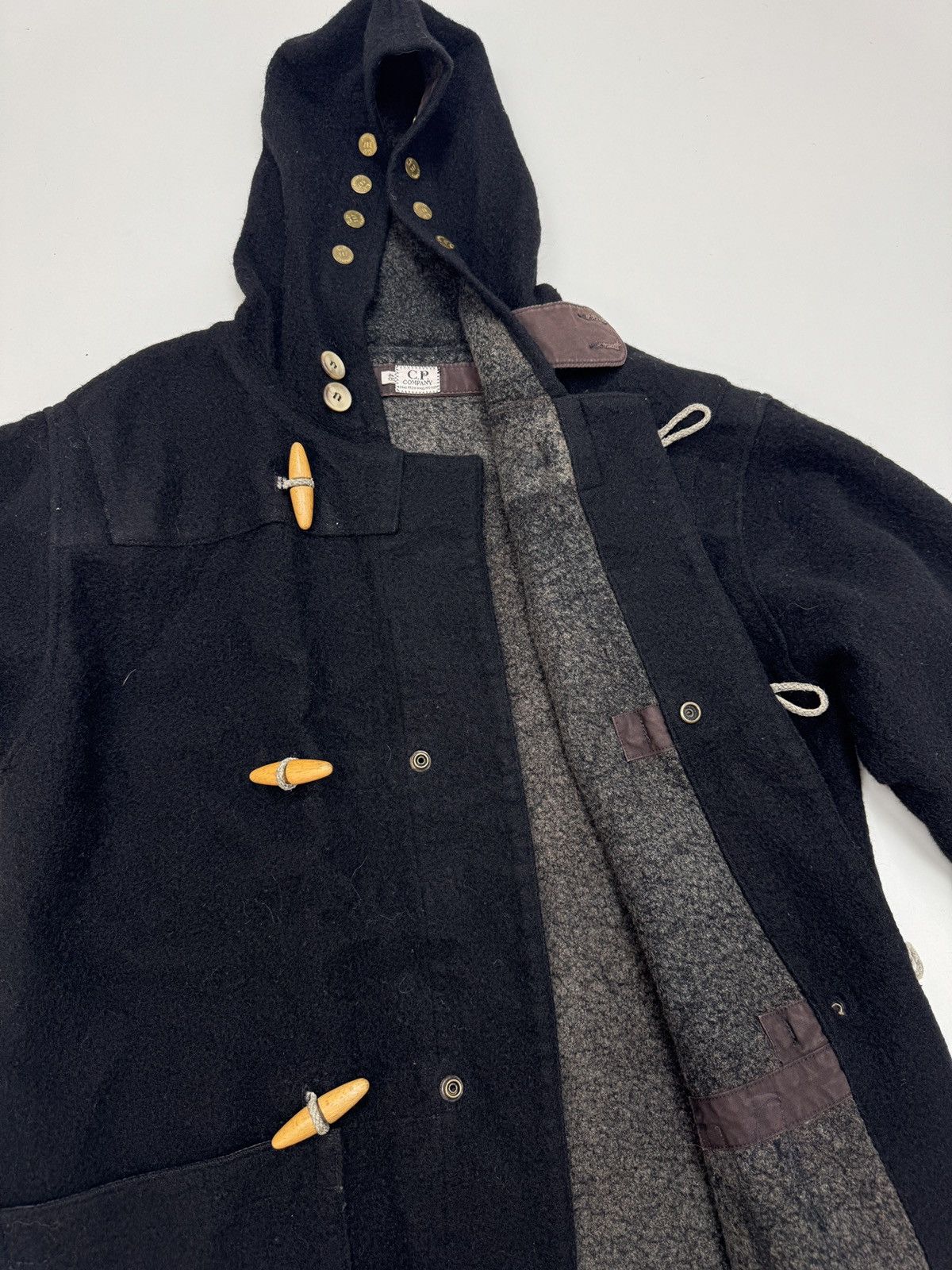 C.P. Company C.P. Company Vintage Wool Duffle Coat Massimo Osti Avantgard Size US M / EU 48-50 / 2 - 4 Thumbnail