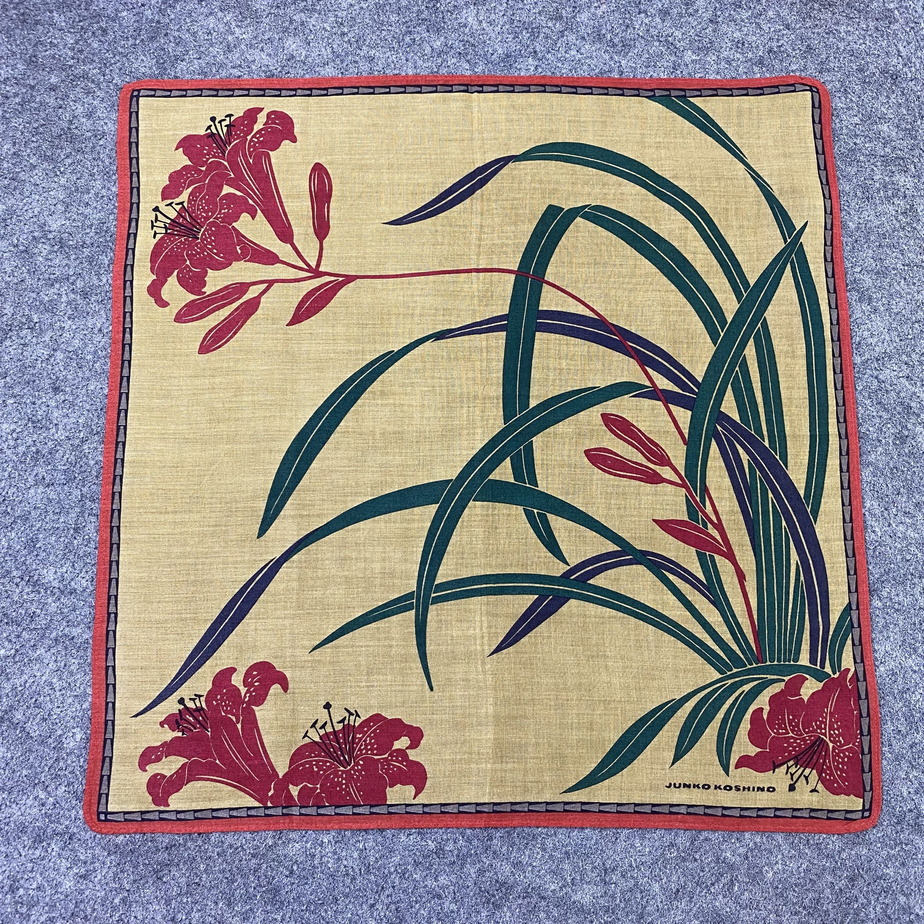 Japanese Brand Junko Koshino Handkerchief Neckerchief Bandana-B2017 Size ONE SIZE - 3 Thumbnail