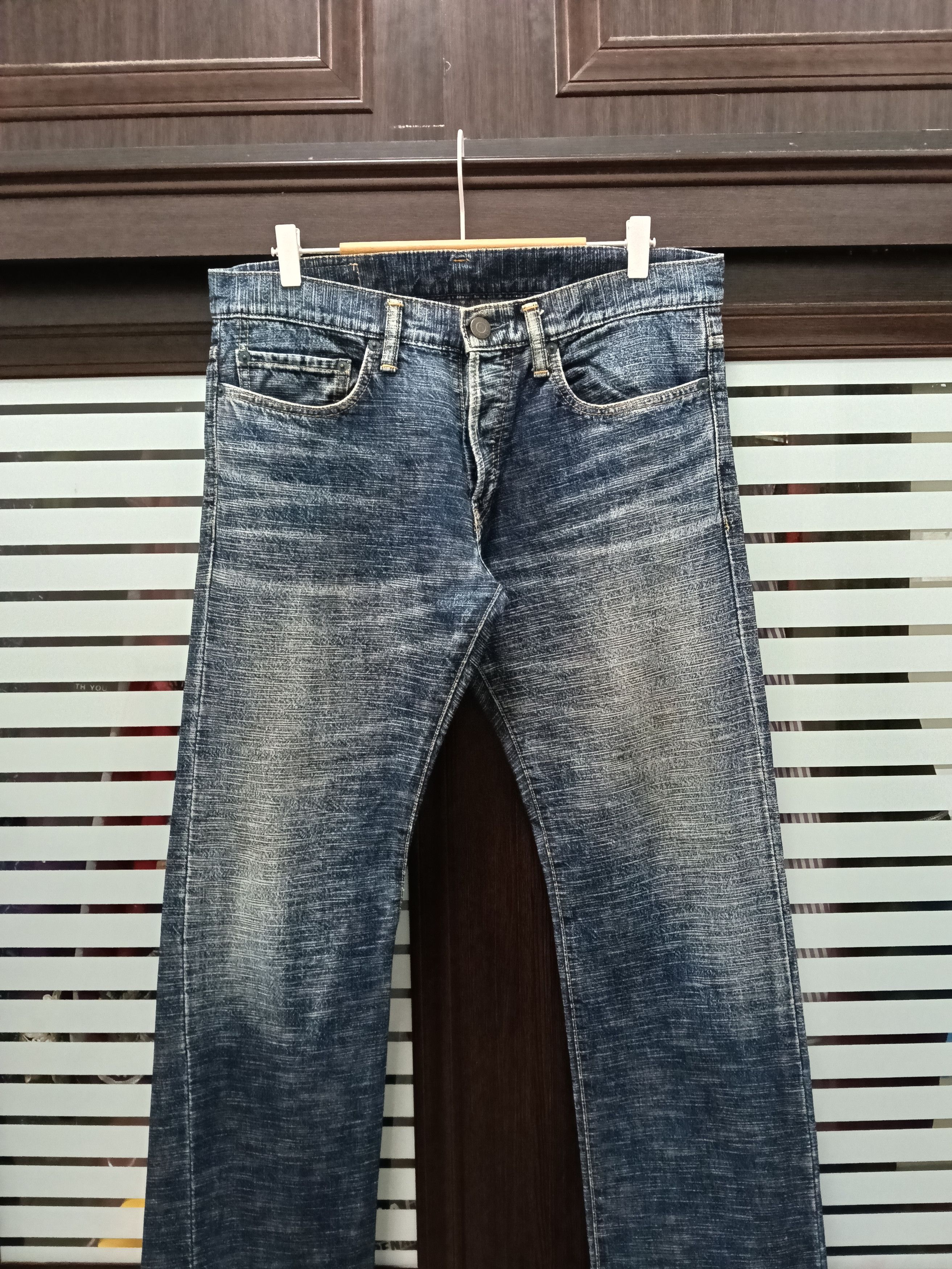 Japanese Brand (33) Ku Denim Melt Into The Universe Lot 515653. Size US 33 - 2 Thumbnail