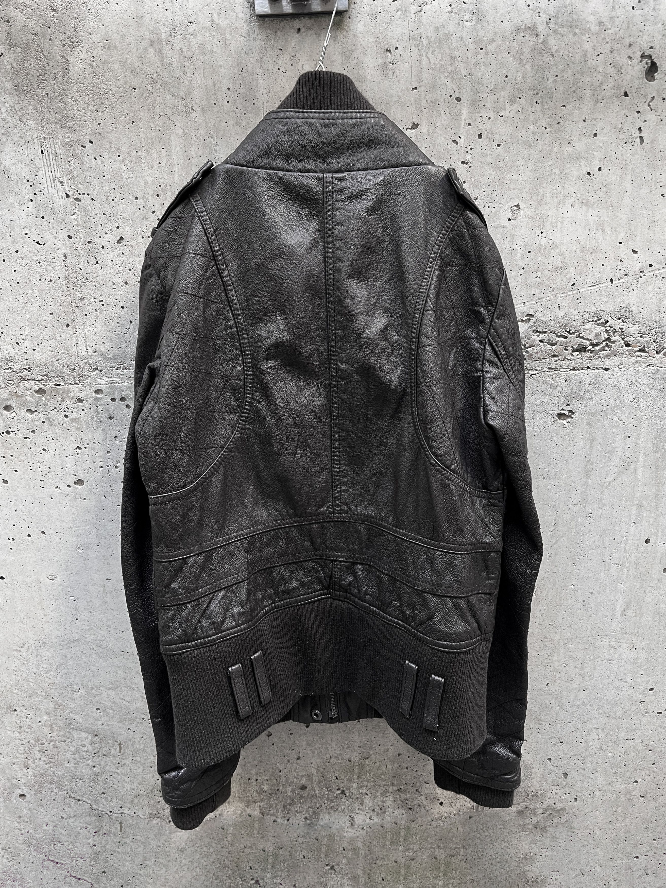 Other Dark Brown Leather Utility Jacket Size L / US 10 / IT 46 - 3 Thumbnail