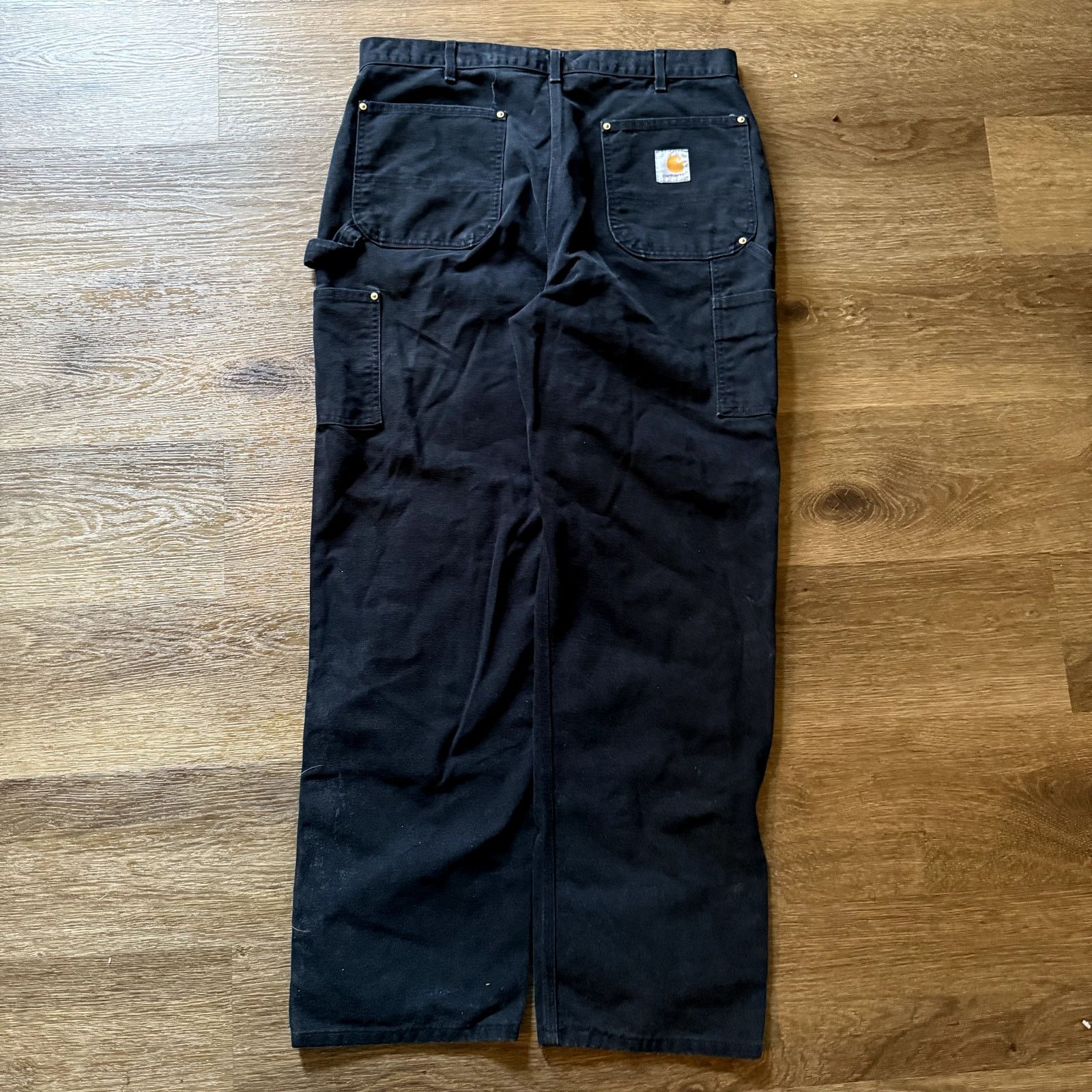 Carhartt Excellent Black Carhartt Double Knee Pants Size US 36 / EU 52 - 6 Thumbnail