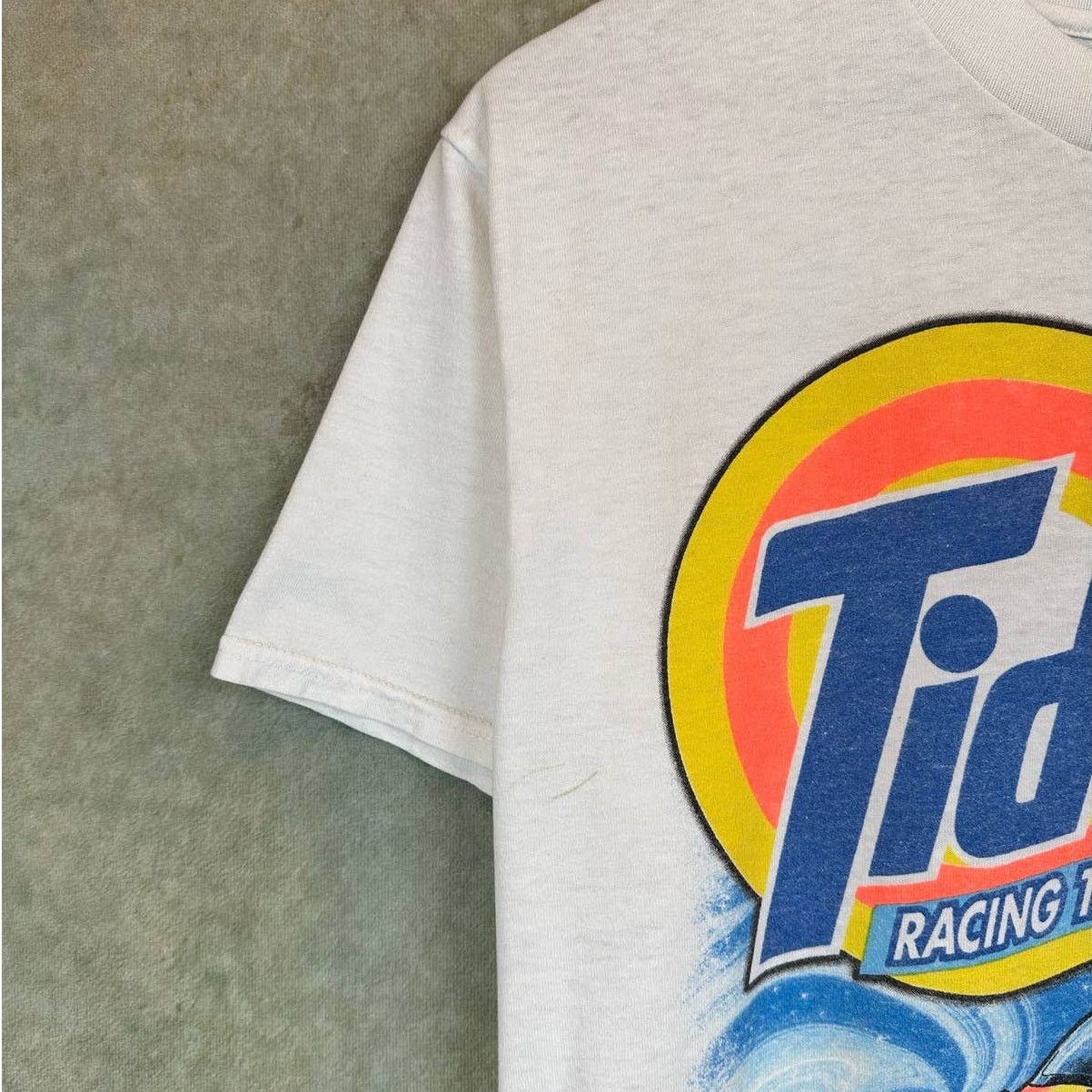 NASCAR × Vintage Vintage Nascar Tide Racing T Shirt Sz S White Ricky Rudd Size US S / EU 44-46 / 1 - 6 Thumbnail
