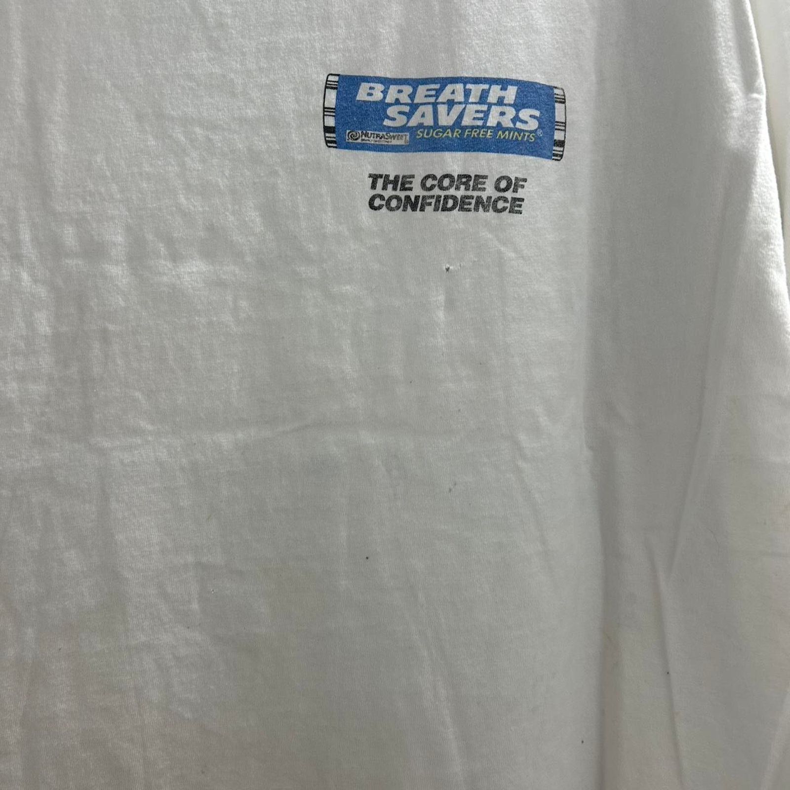Hanes VTG Breath Savers Promo Spring Break 90s t-shirt Size US XL / EU 56 / 4 - 5 Thumbnail