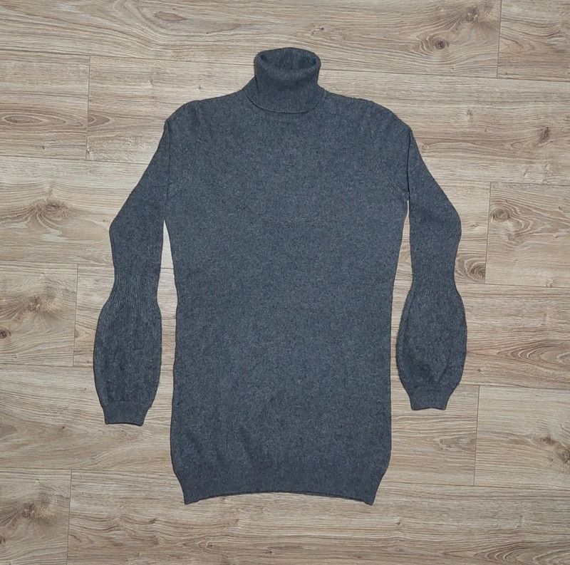 Other 100% cashmere sweater turtleneck jumper gray vintage Size S / US 4 / IT 40 - 1 Thumbnail