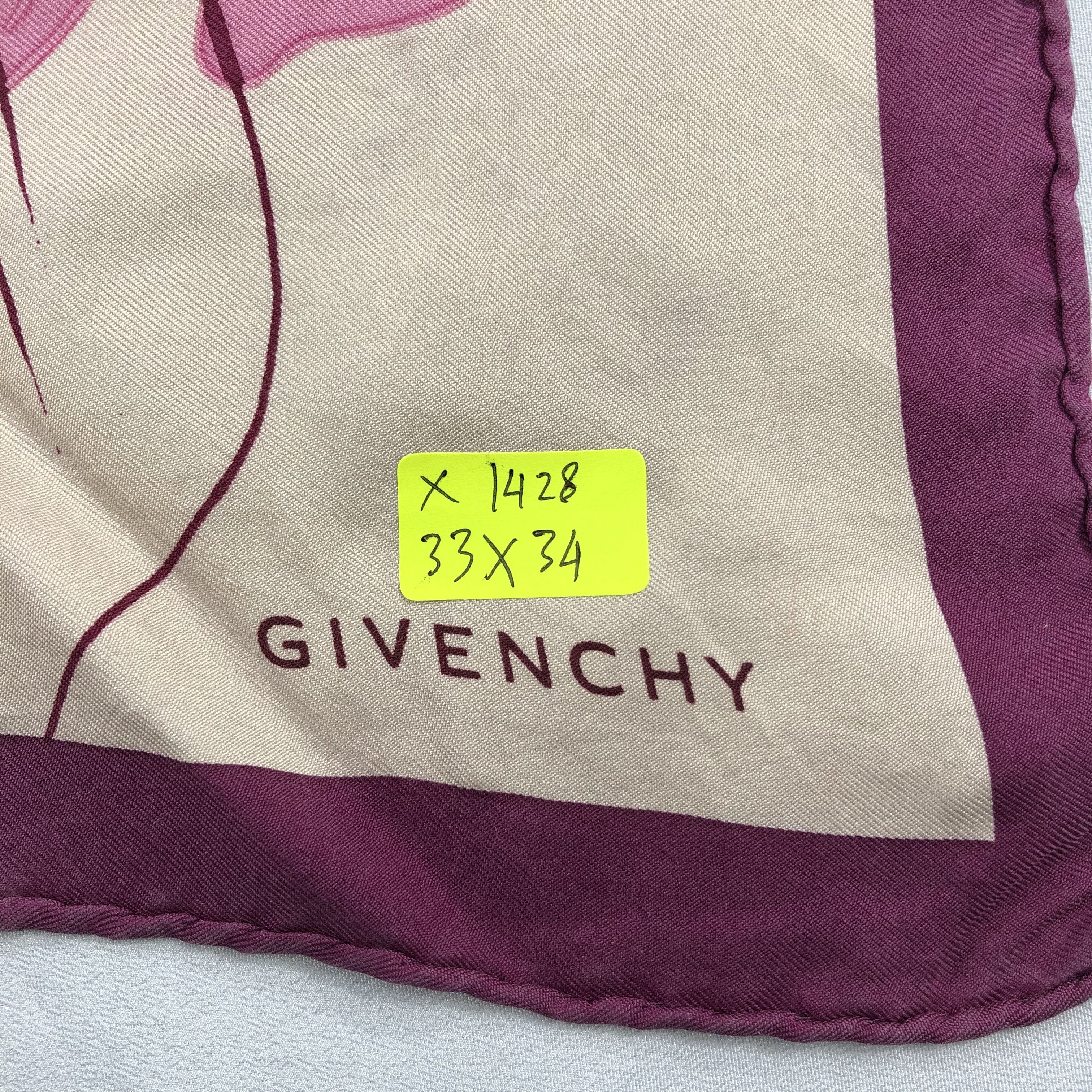Vintage Vintage Givenchy Silk Scarf Size ONE SIZE - 6 Thumbnail