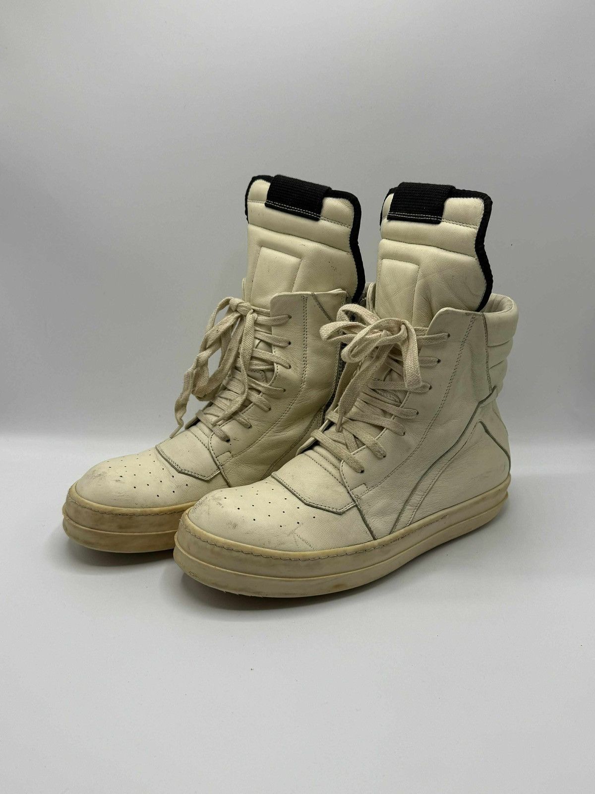 Rick Owens Rick Owens Geobasket High-Top Sneakers Size US 6.5 / EU 39-40 - 2 Thumbnail
