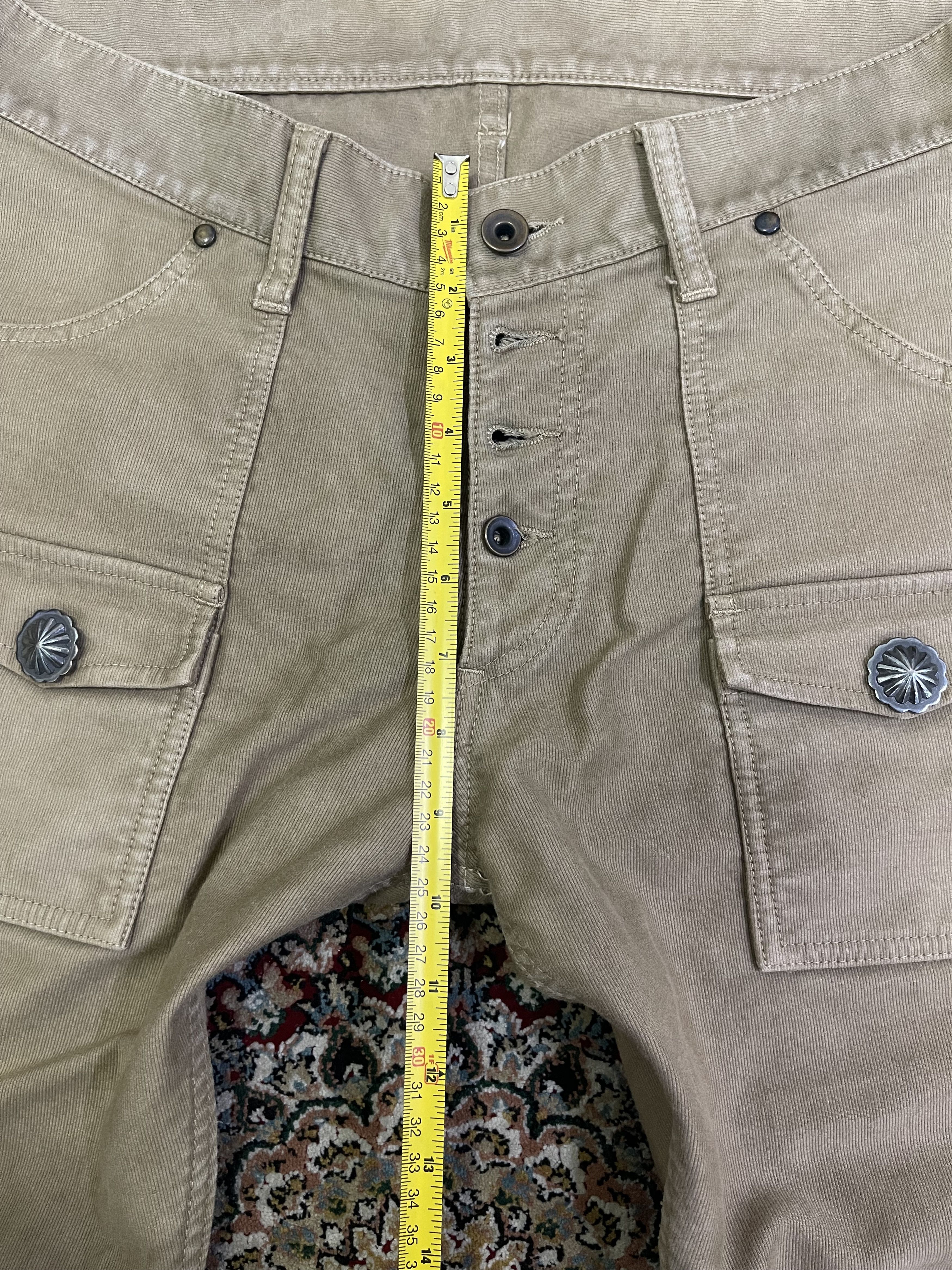 If Six Was Nine AYUITE Flared Leather Pocket Bushpants Beige Travis Scott Size US 32 / EU 48 - 16 Thumbnail