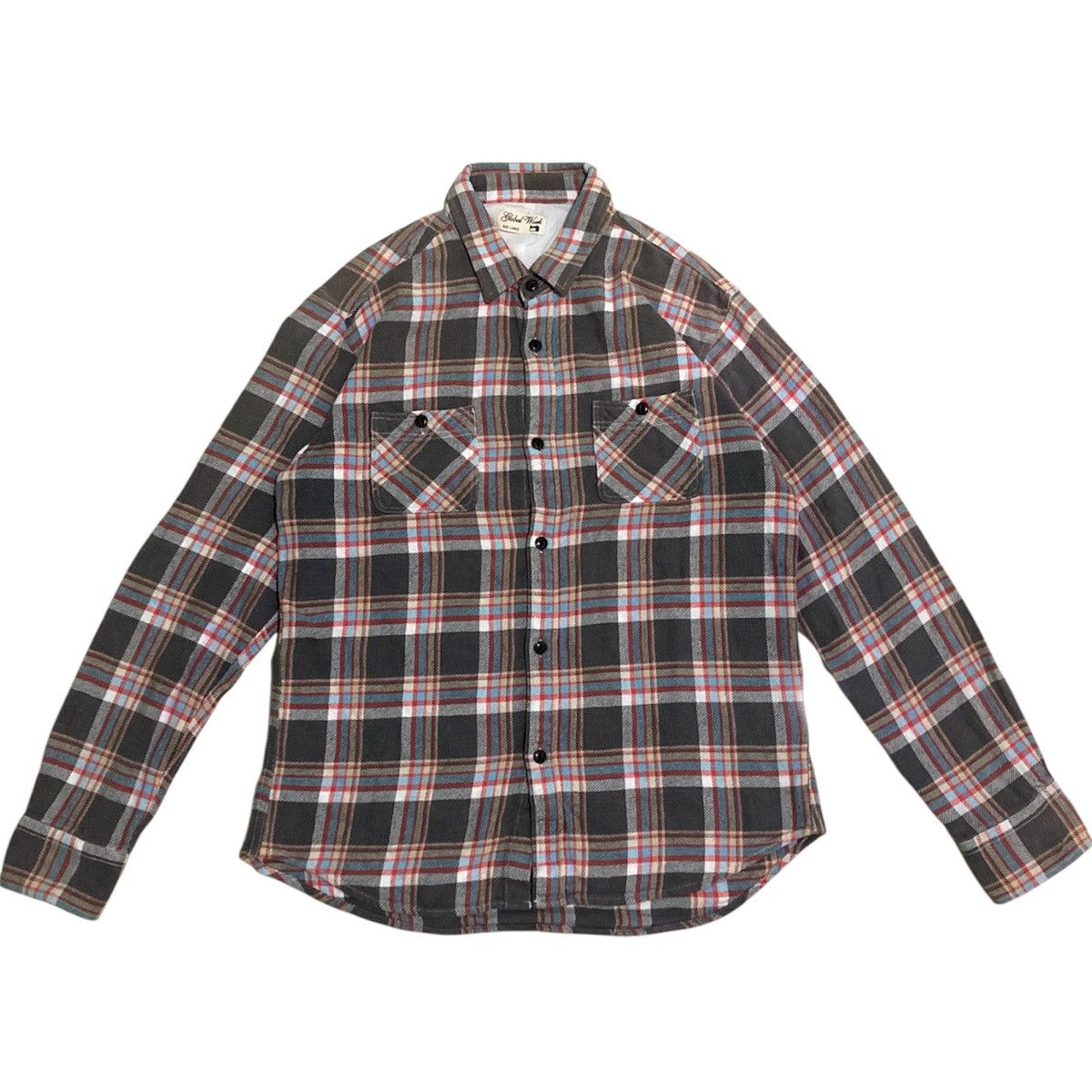 Vintage Global Work Flannel Shirt