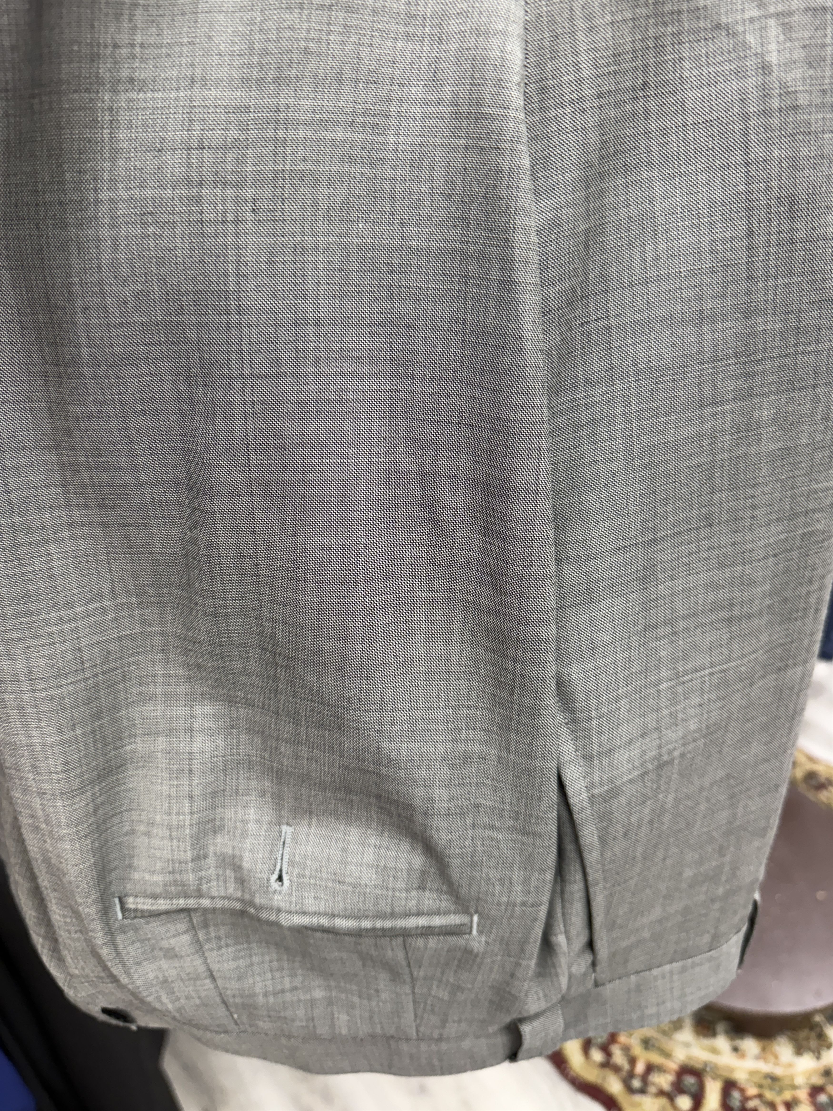 Designer × Other 42R Bespoke 2Pc Suit, Notch Lapel, Vents, Full Canva Size 42R - 13 Thumbnail
