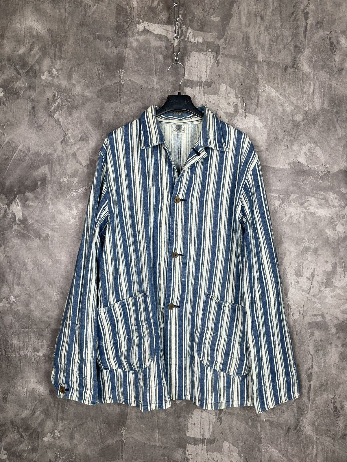 J.S. Homestead × Vintage J.S. Homestead Vintage 90s Knit Button Ups Rare Shirt Size US L / EU 52-54 / 3 - 1 Thumbnail
