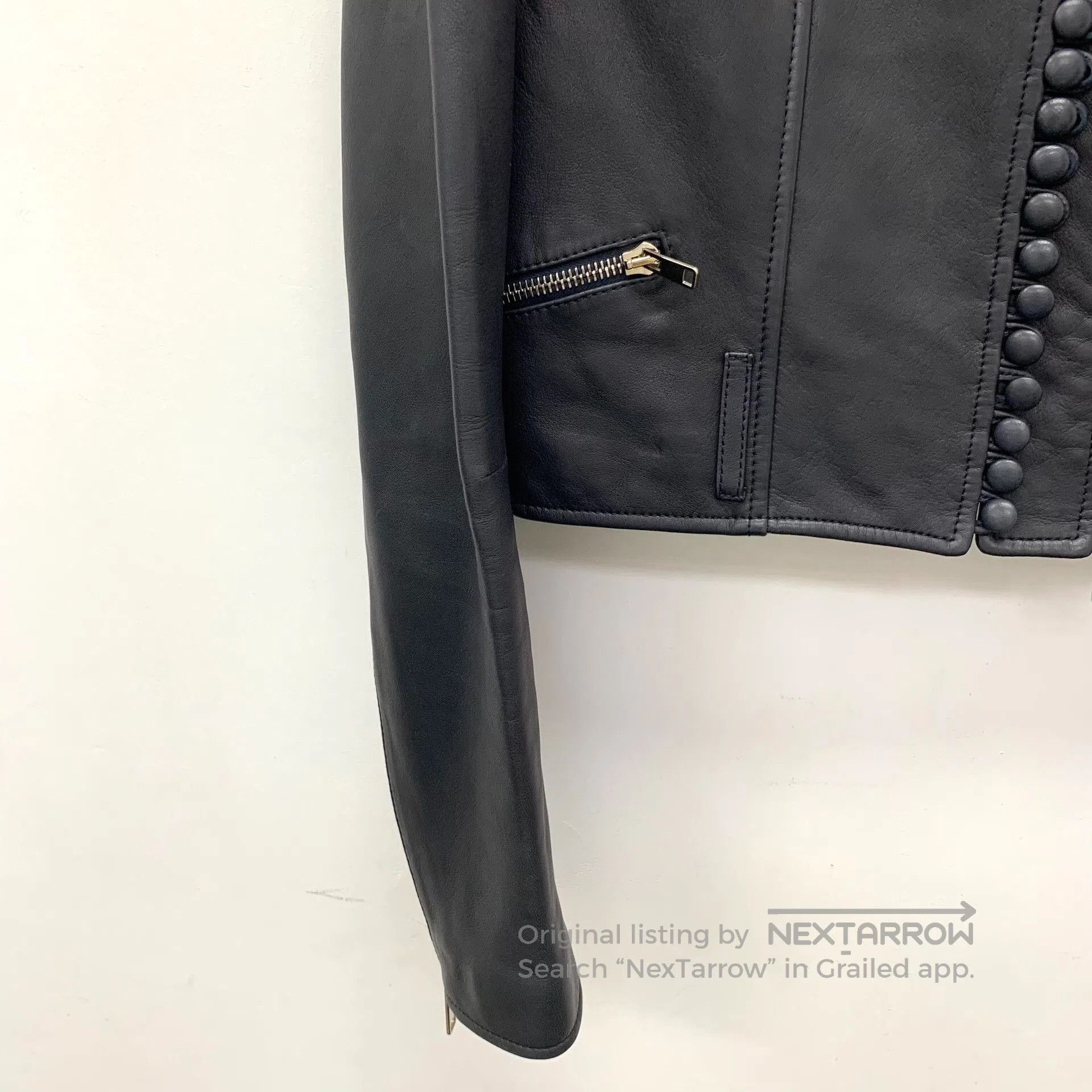Dior Dior Black Sheepskin Leather Jacket. Size XS / US 0-2 / IT 36-38 - 4 Thumbnail