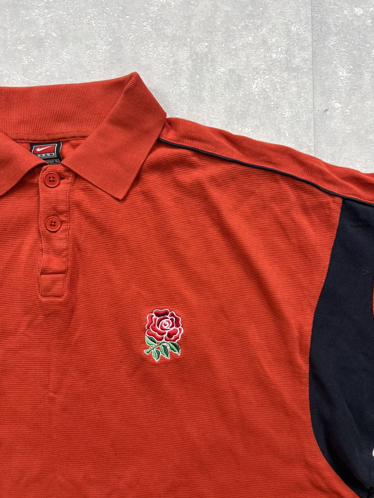 Nike 90’s NIKE TEAM ENGLAND RUGBY SWOOSH LOGO POLO TEE Y2K RETRO Size US XXL / EU 58 / 5 - 4 Thumbnail