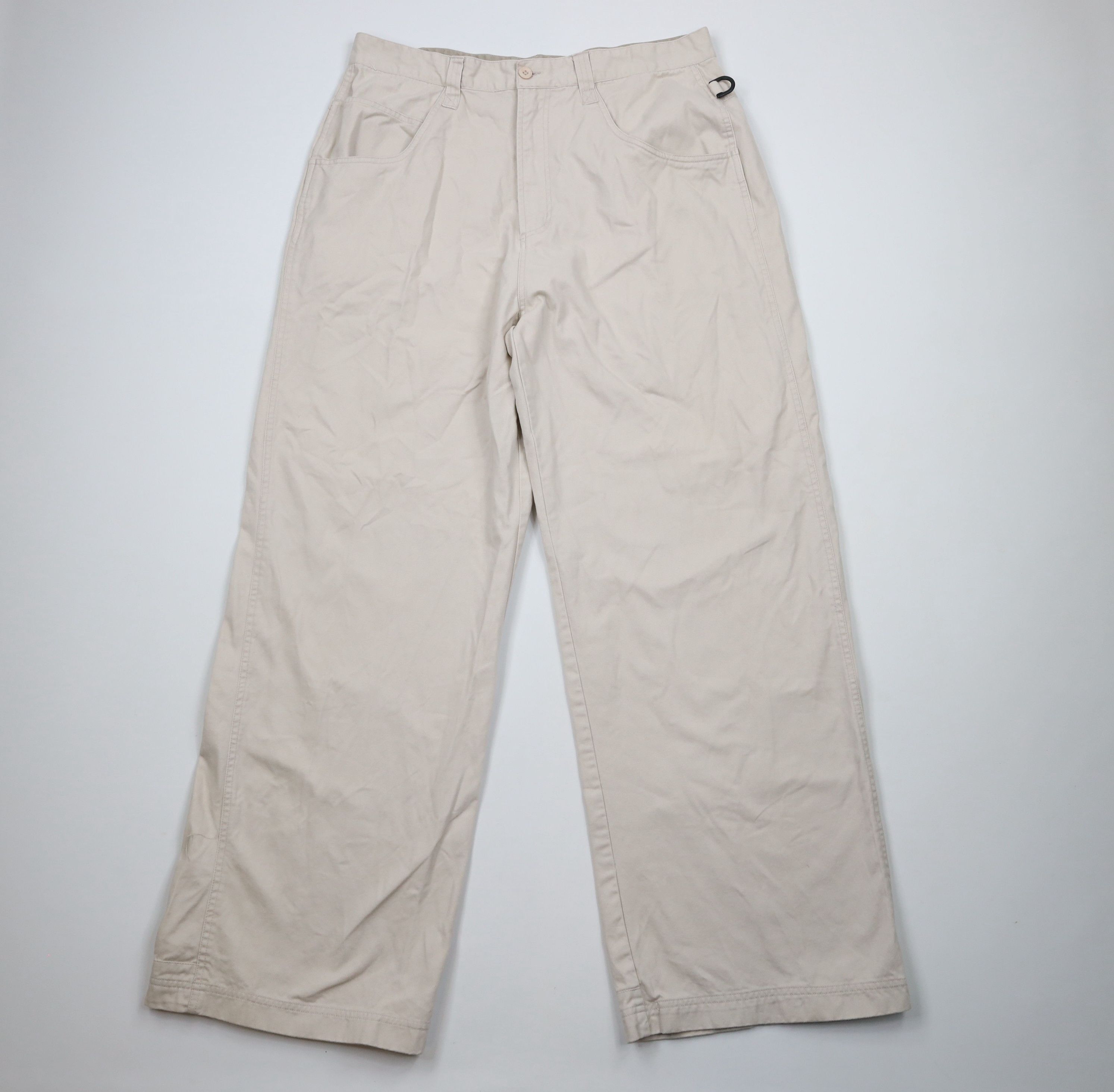 Vintage Vintage Y2K Streetwear Baggy Fit Skateboard Pants Beige Size US 36 / EU 52 - 1 Thumbnail
