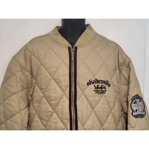 Akademiks Vintage Akademiks Unseen Forces Quilted Jacket Men Sz XXL Br Size US XXL / EU 58 / 5 - 2 Thumbnail