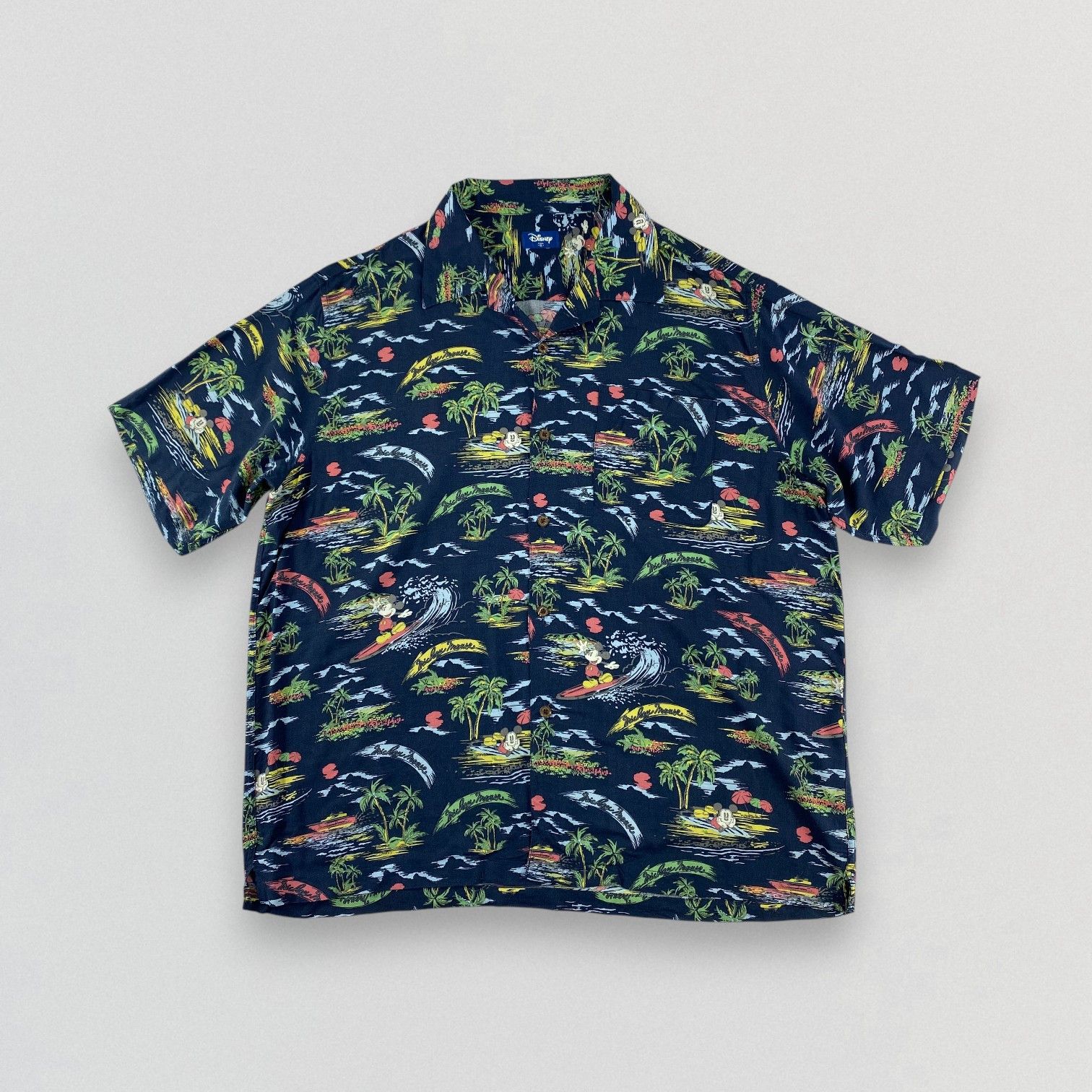 Vintage Disney Mickey Mouse Hawaiian Shirt HW008