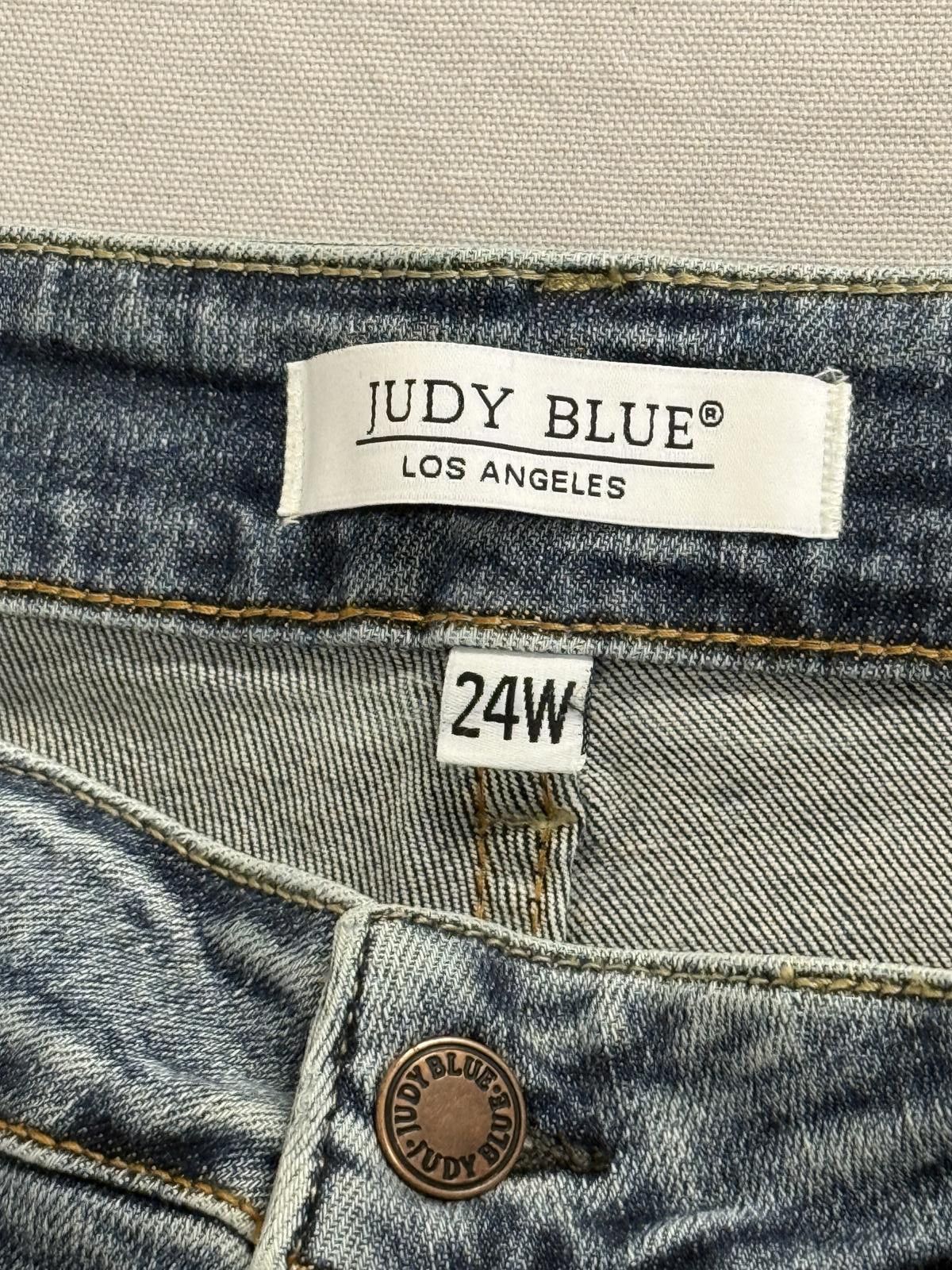 Other Judy Blue Jeans Hi-Rise Destroyed Slim Fit NWT Plus Size 24W Size 42" / US 20 - 3 Thumbnail