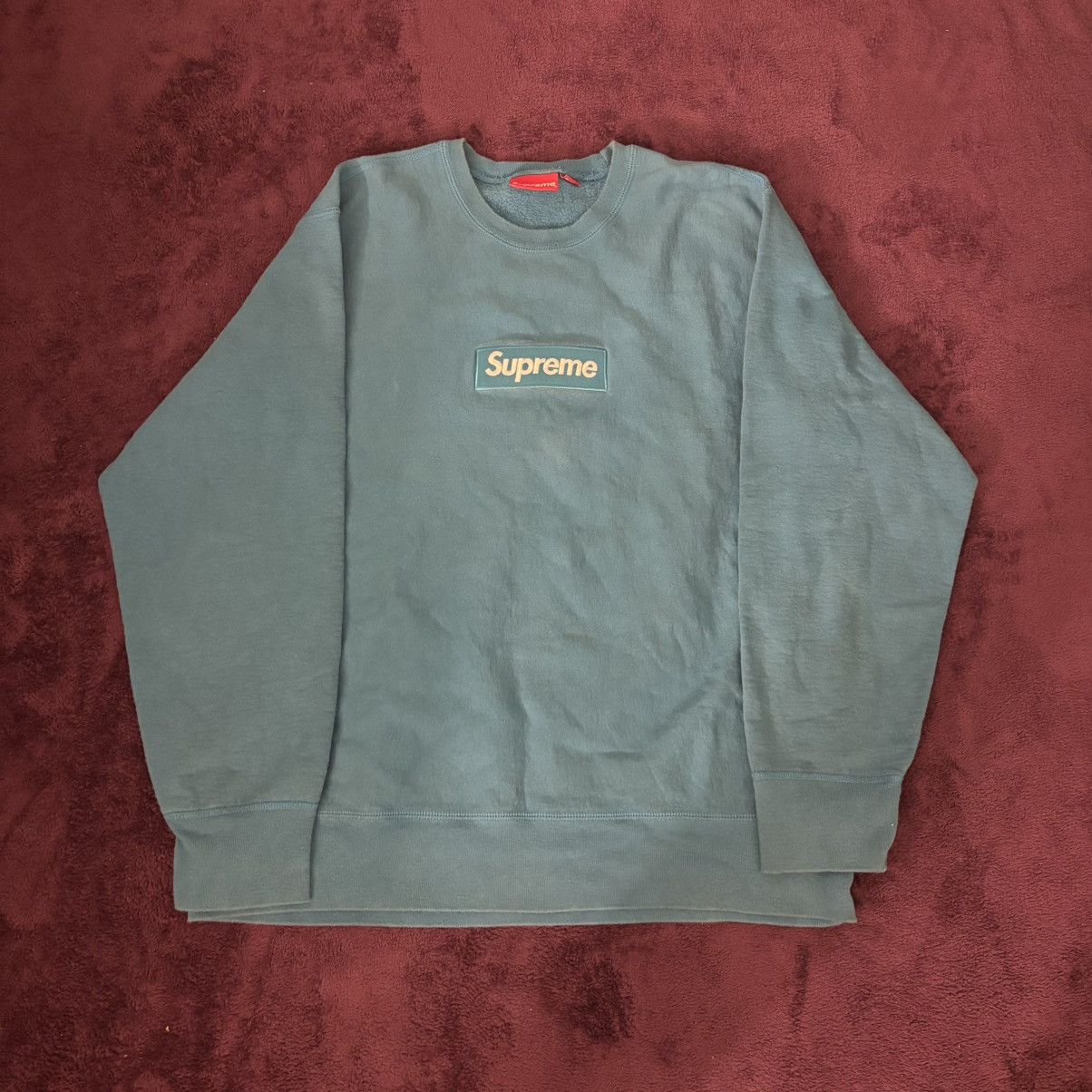 Supreme Supreme Box Logo Crewneck Bright Royal Size US XL / EU 56 / 4 - 1 Thumbnail
